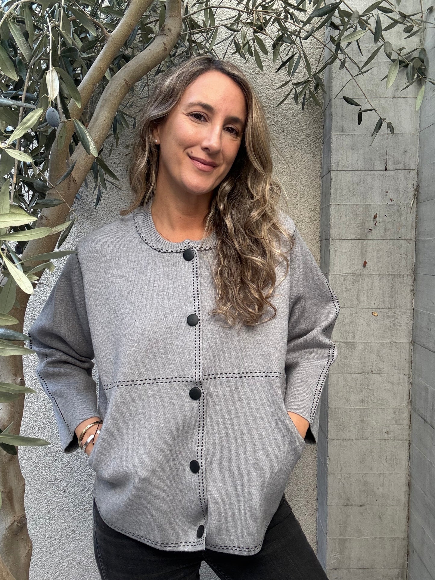 Chaqueta burgos gris