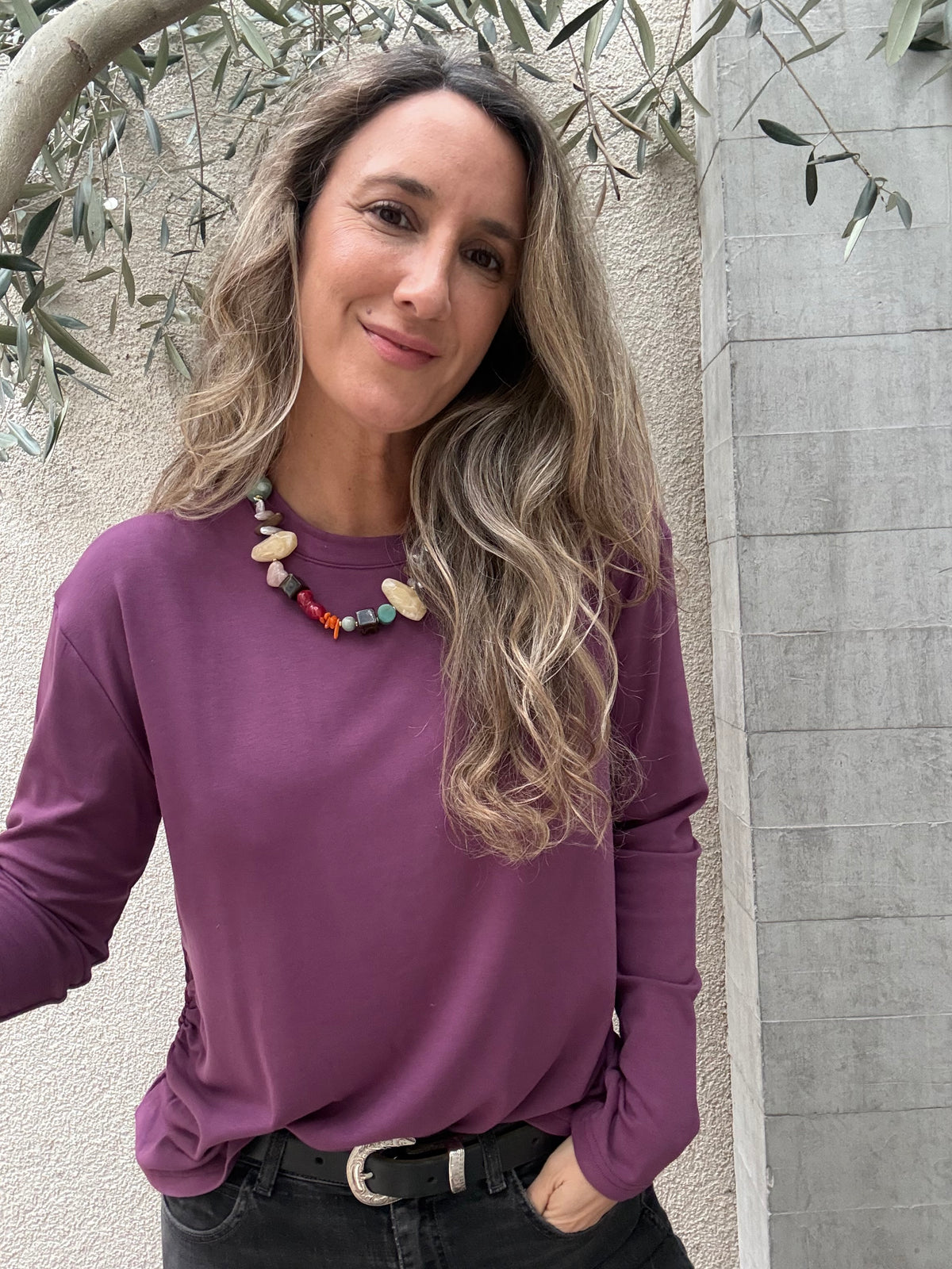 Polera Microfibra Lila