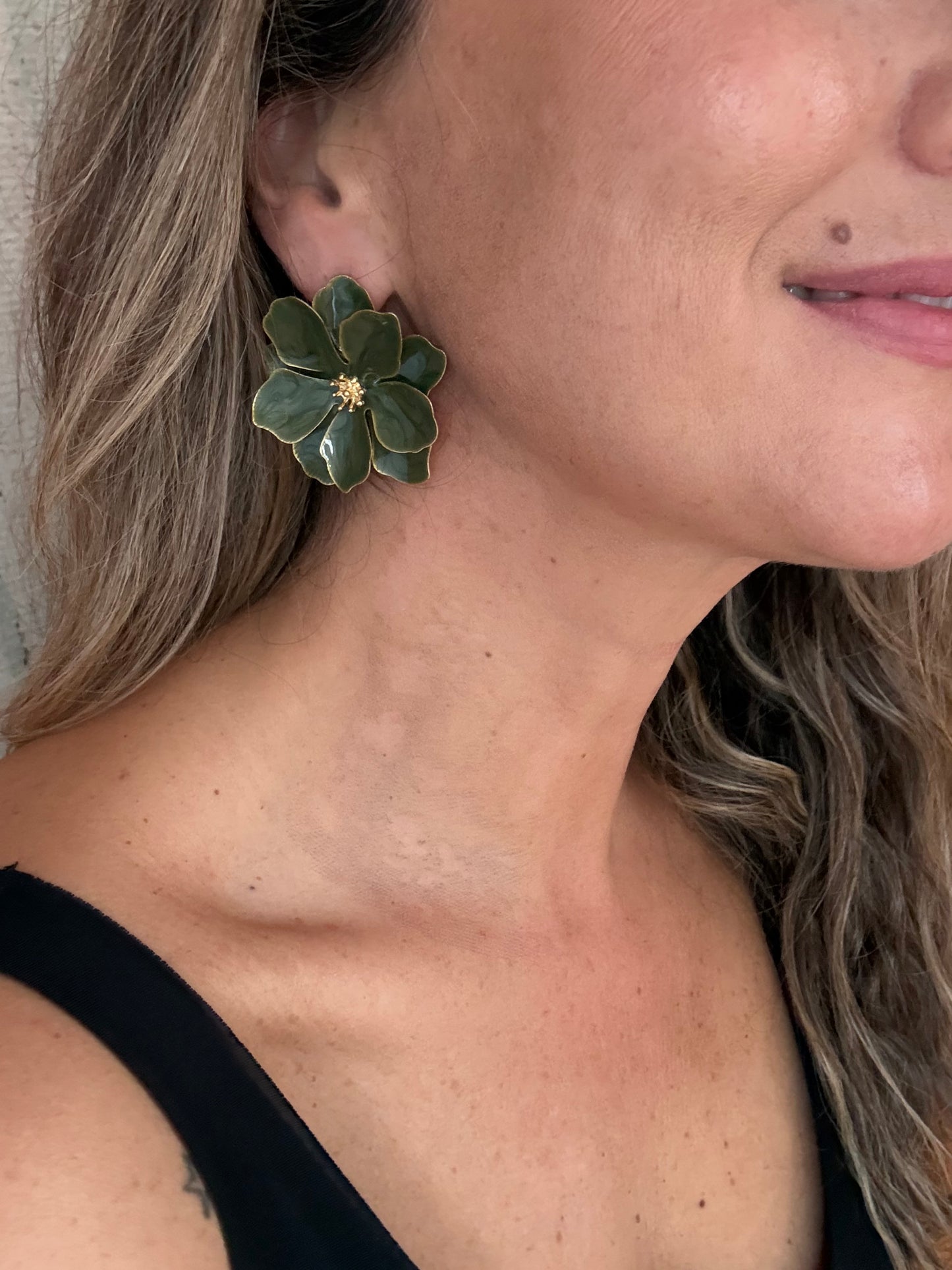 Aros Floral verde