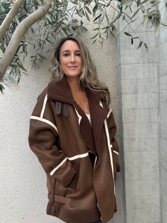 Chaqueta chiporro oversize