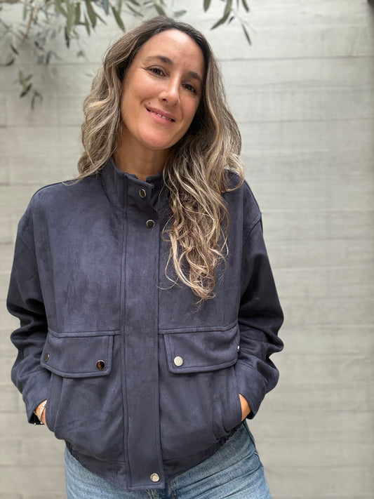 Bomber/baker Toledo azul