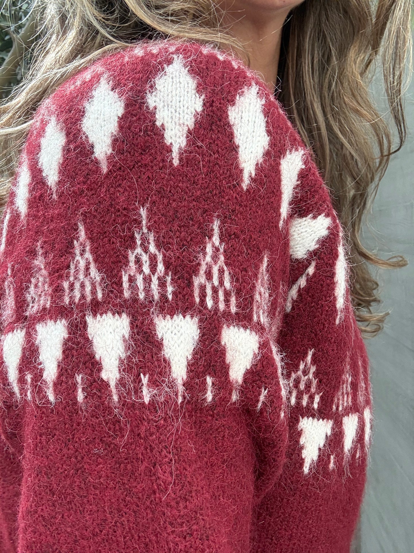 Sweater Cuenco burdeo