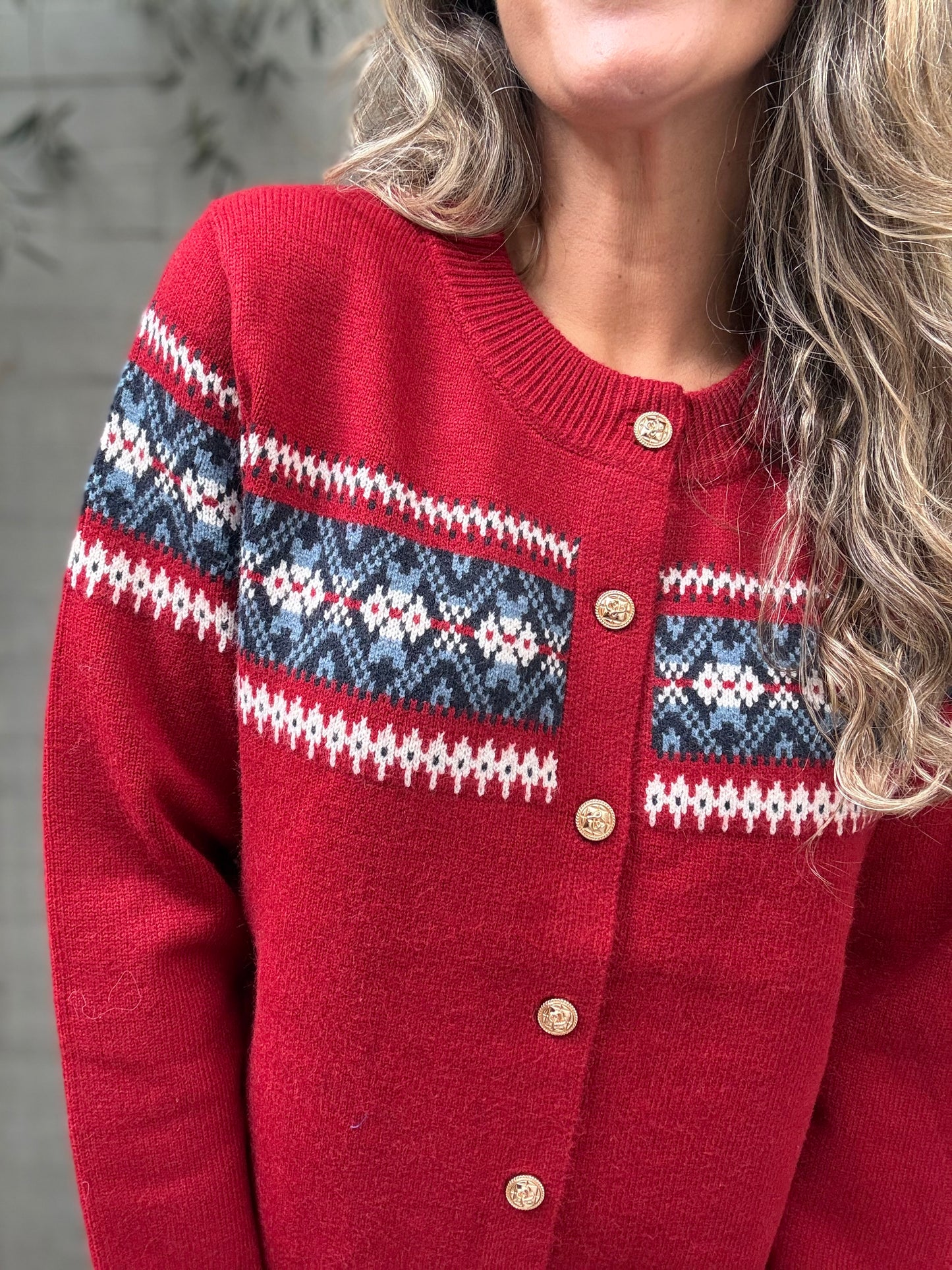 Sweater andaluza burdeo