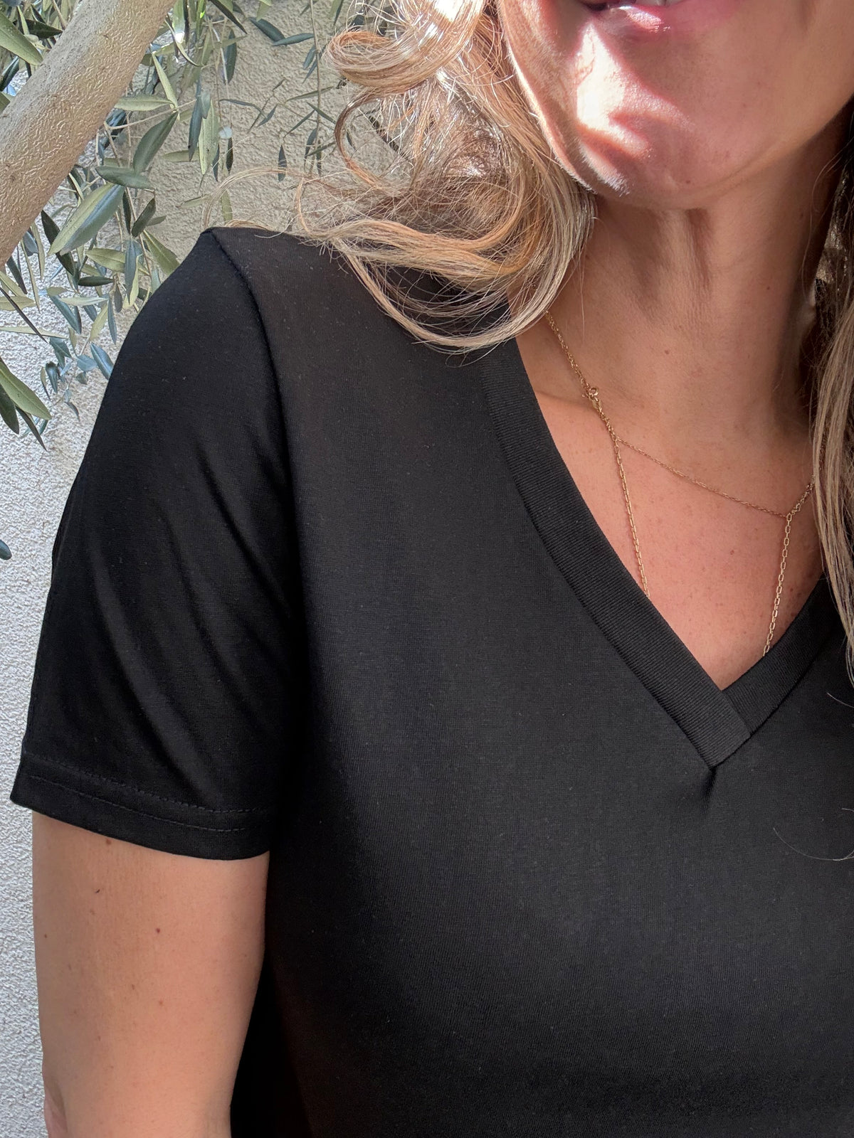 Polera básic negra