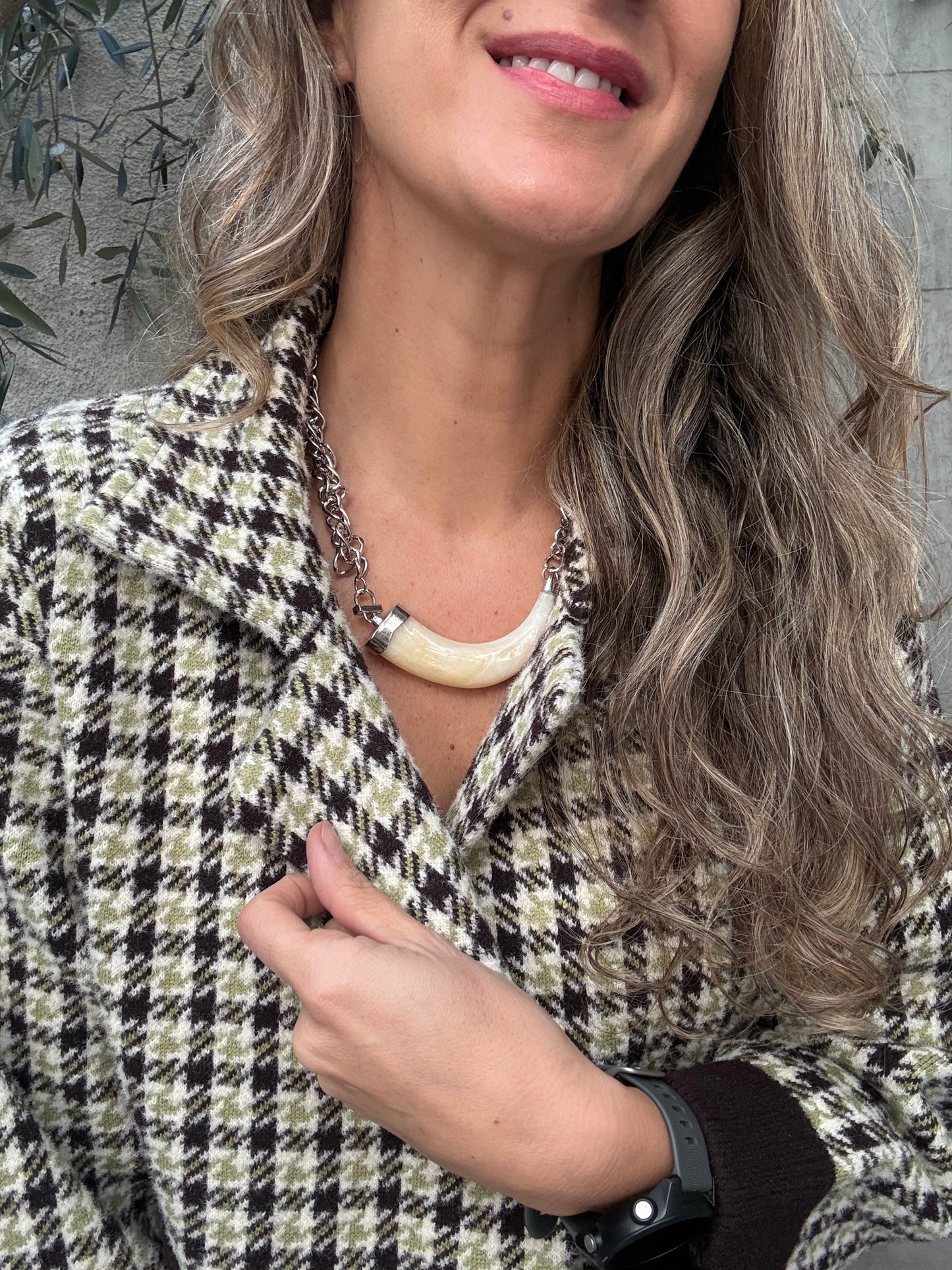 Abrigo/chaqueta cuadros