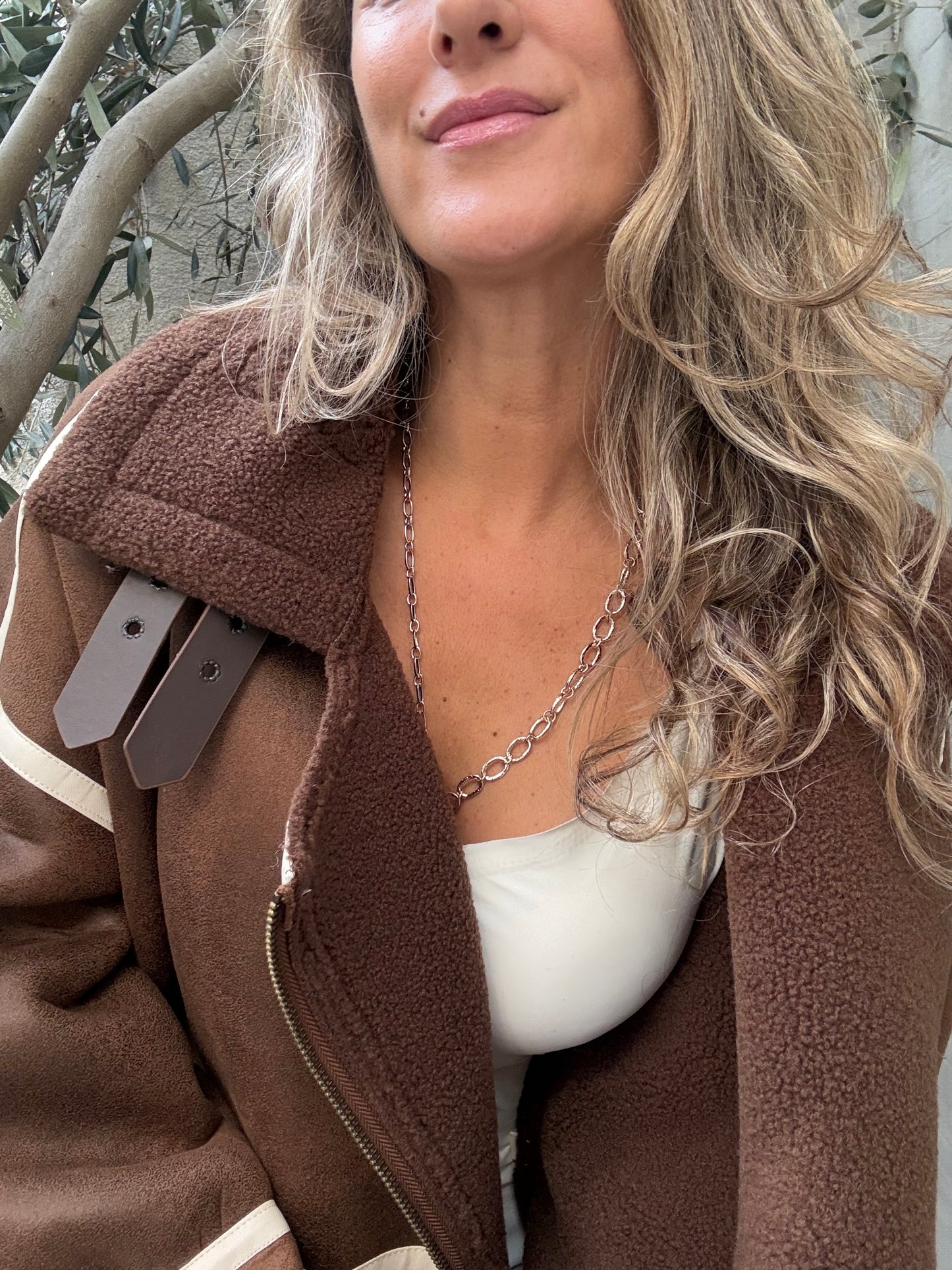 Chaqueta chiporro oversize