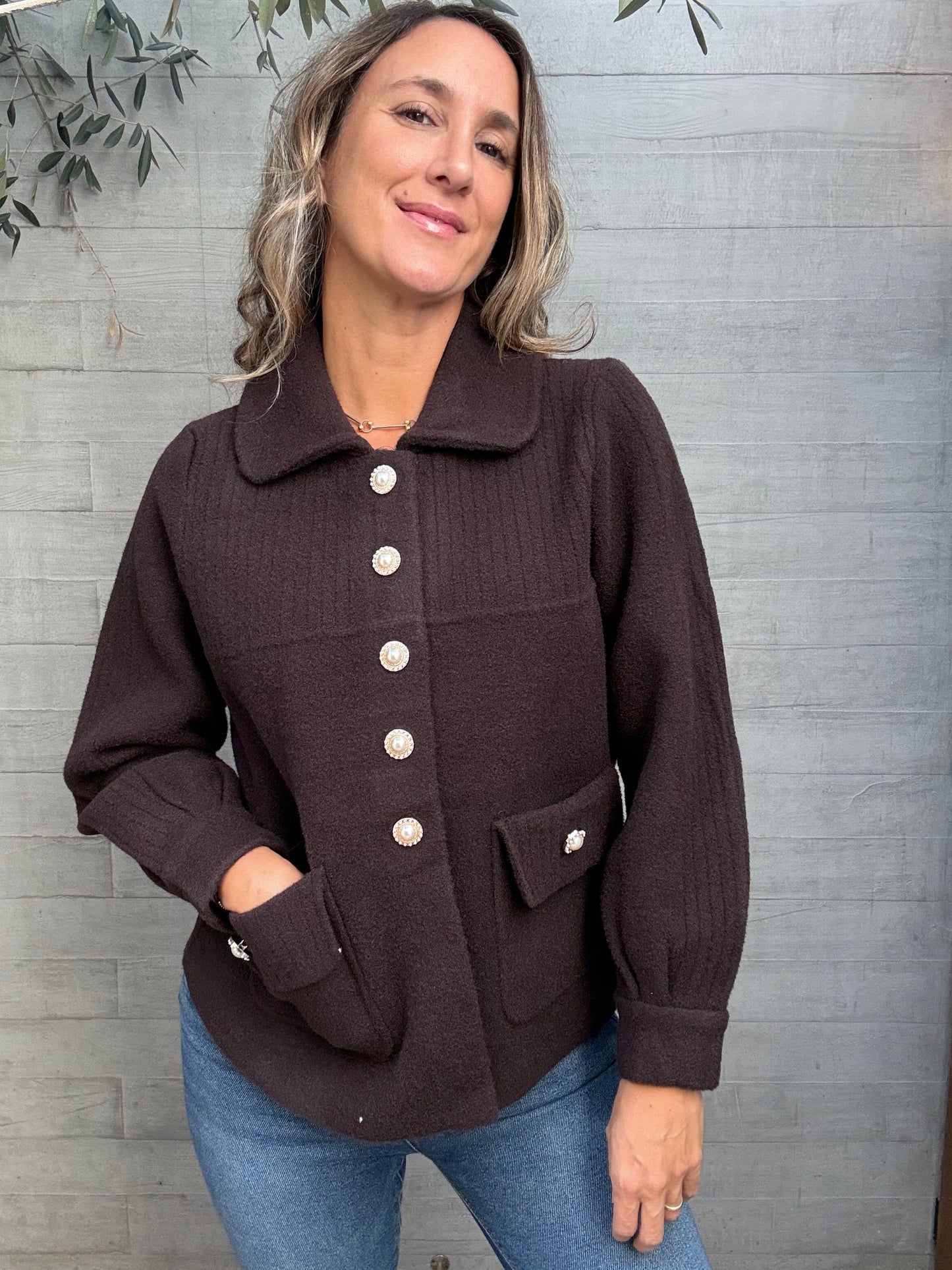 Chaqueta Jaén café