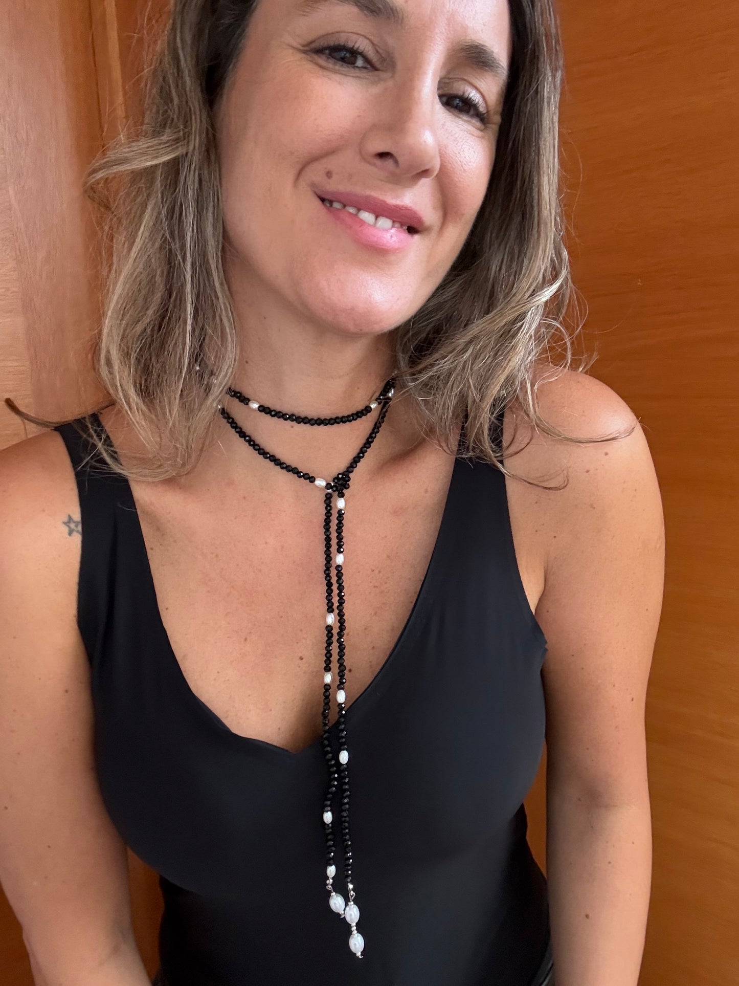 Collar Cristales ajustable