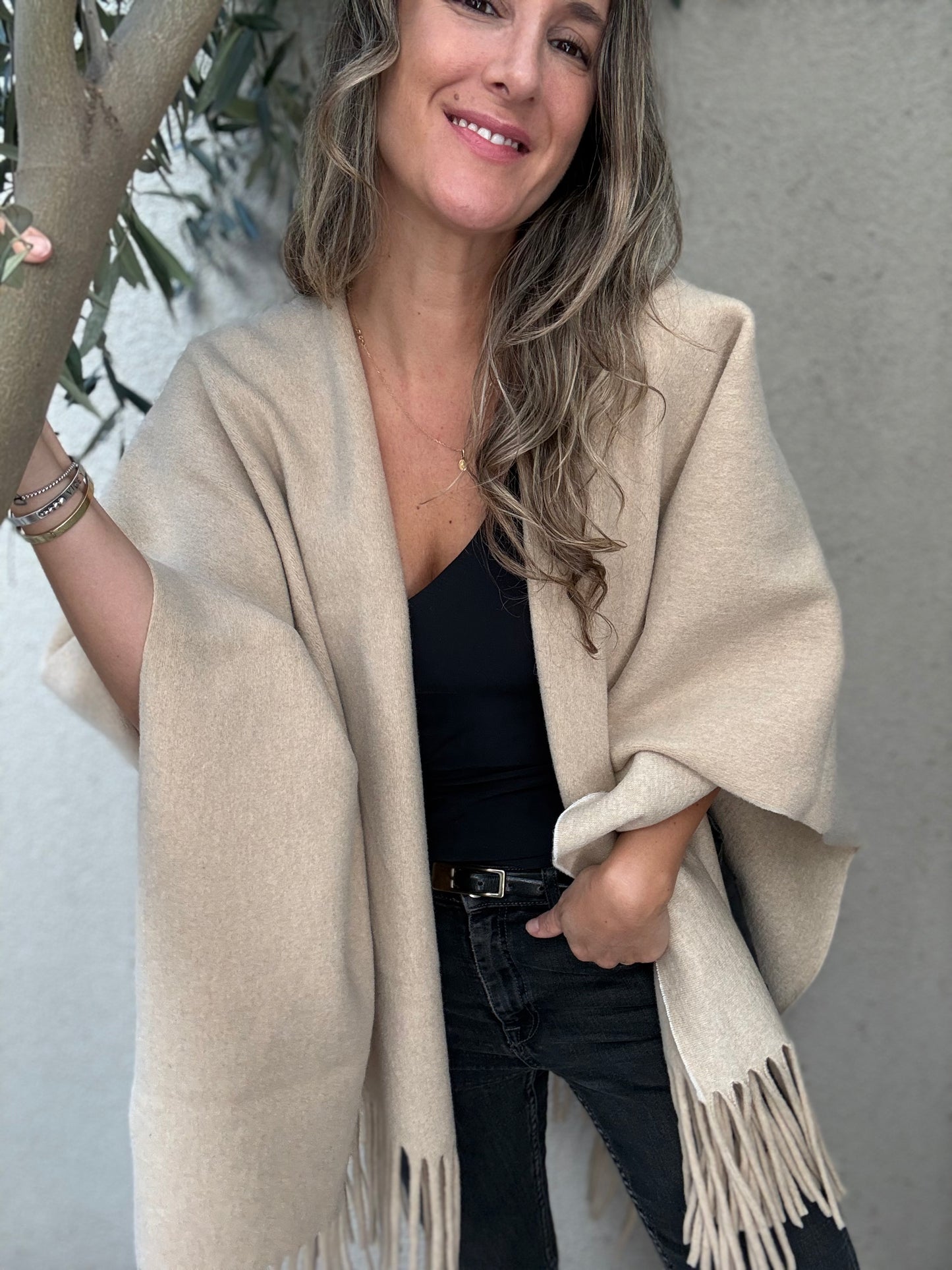 Ruana beige