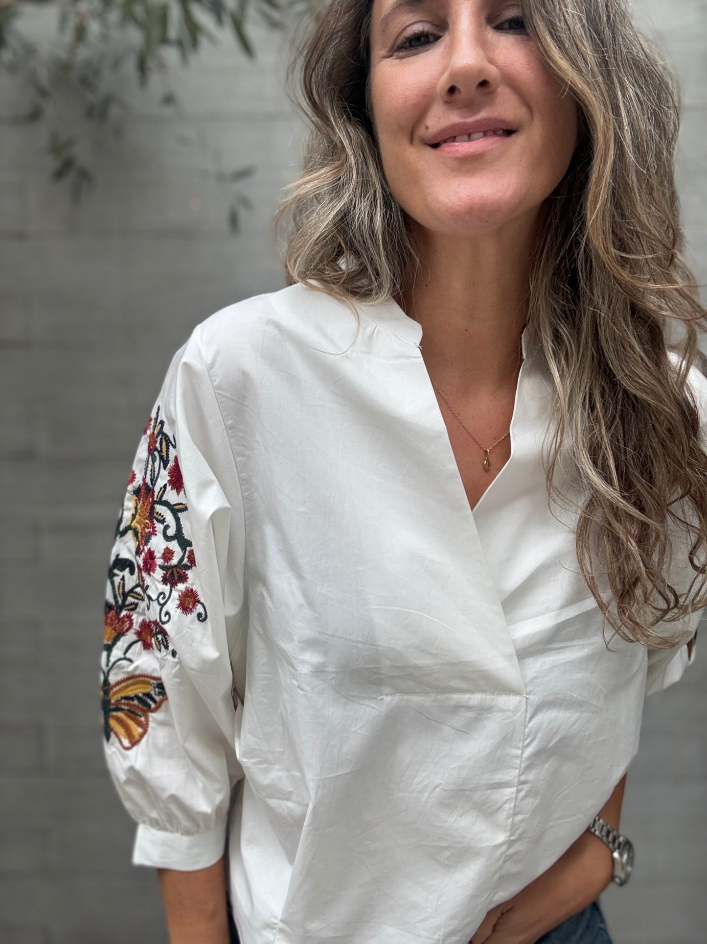 Blusa Frida blanca