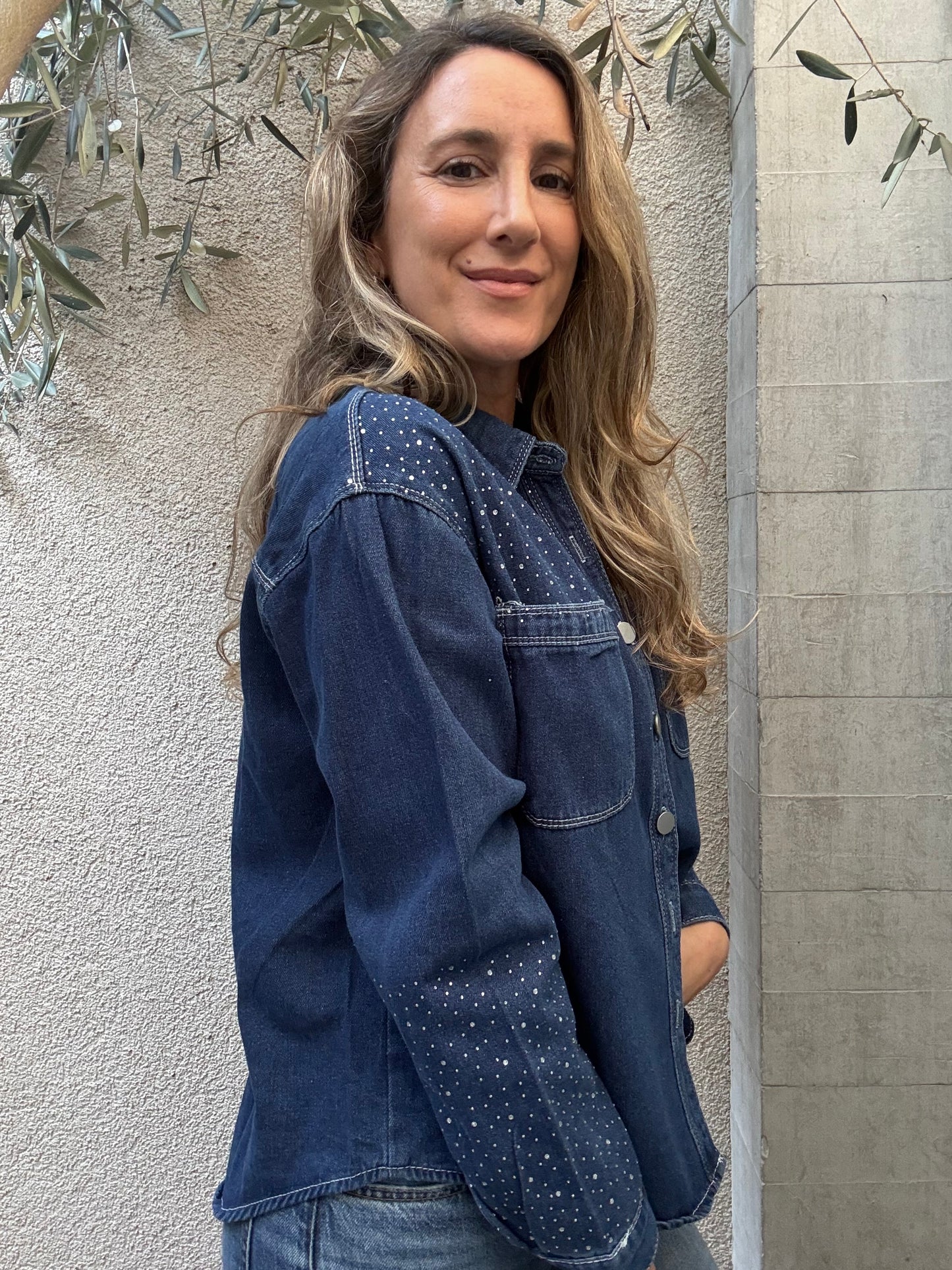 Camisa jeans Girona azul