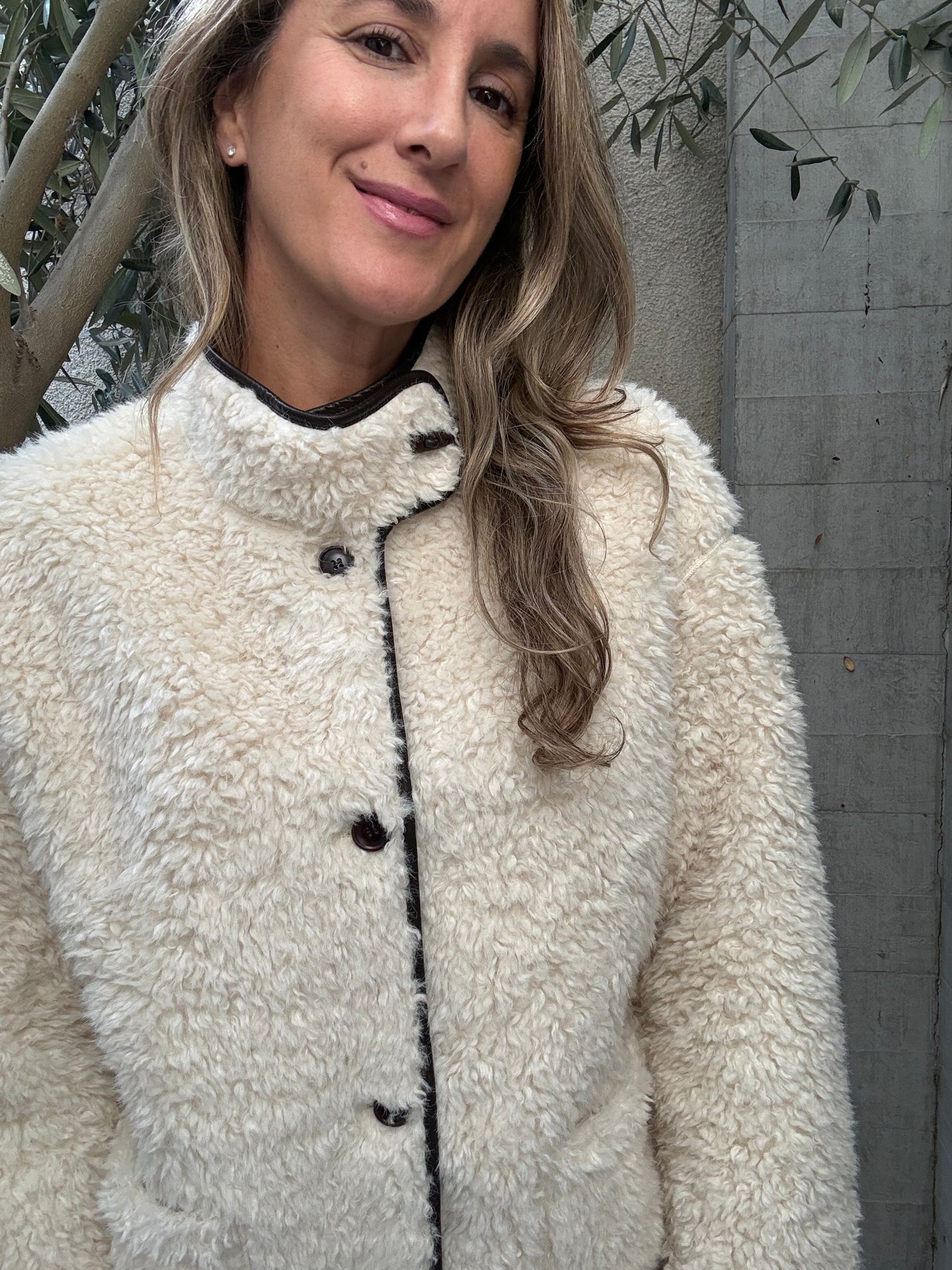 Chaqueta Borrero Beige