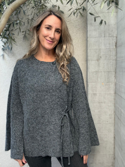 Chaleco Tapado Sevillano gris oscuro