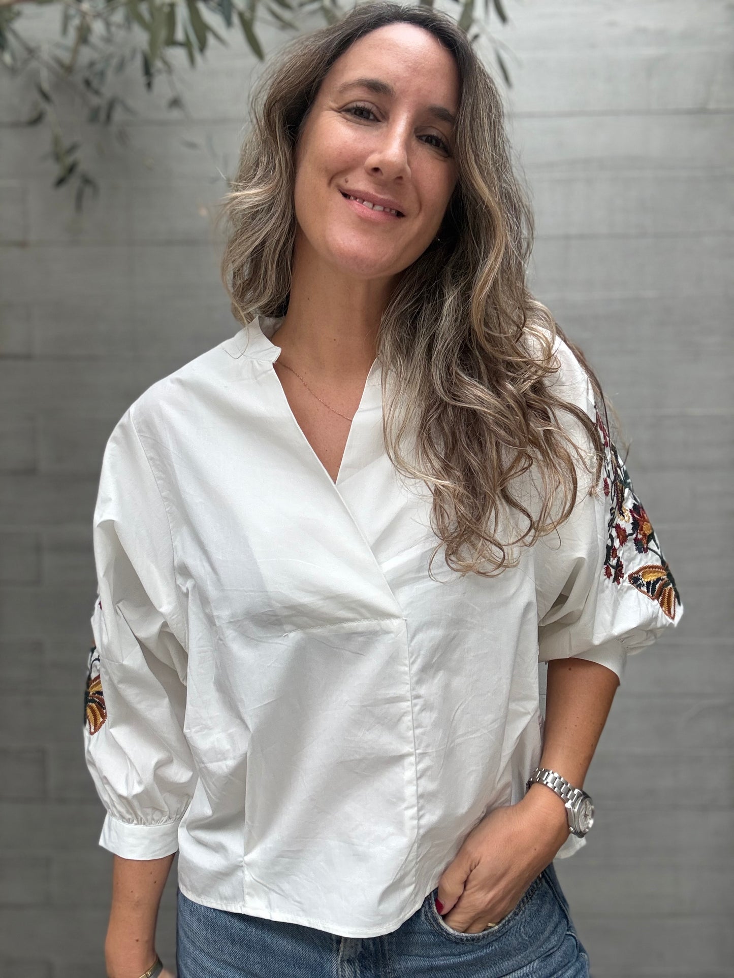 Blusa Frida blanca