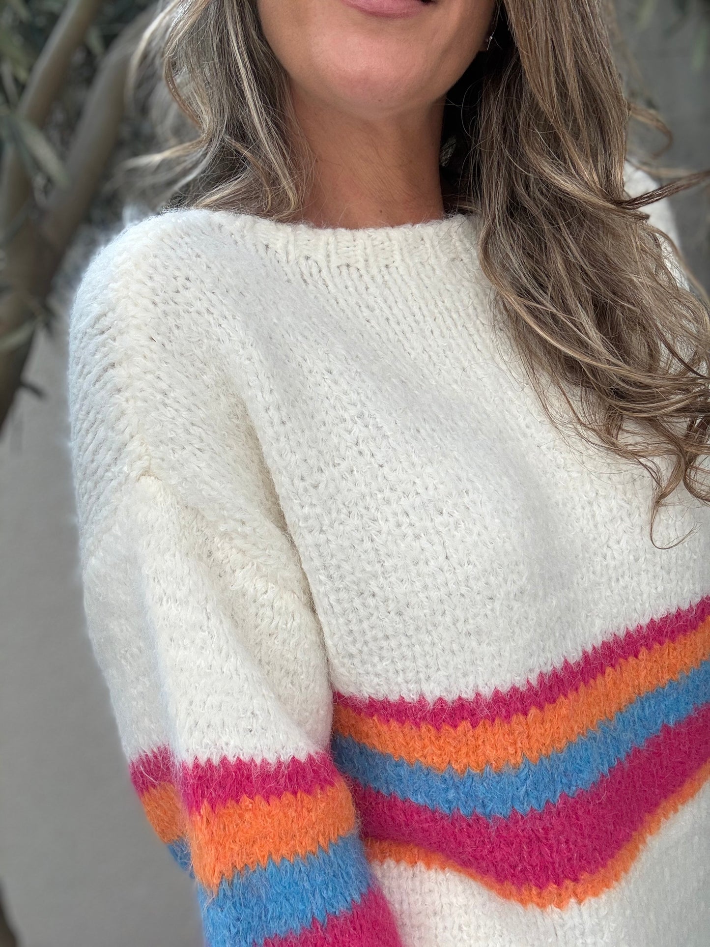 Sweater Colores blanco