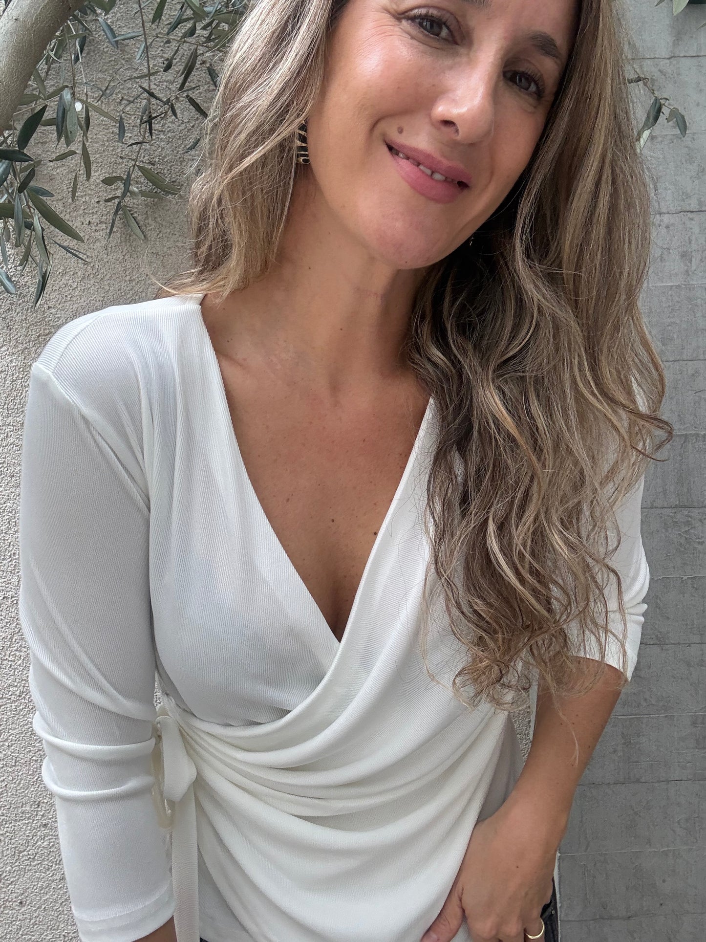 Polera Girona blanca