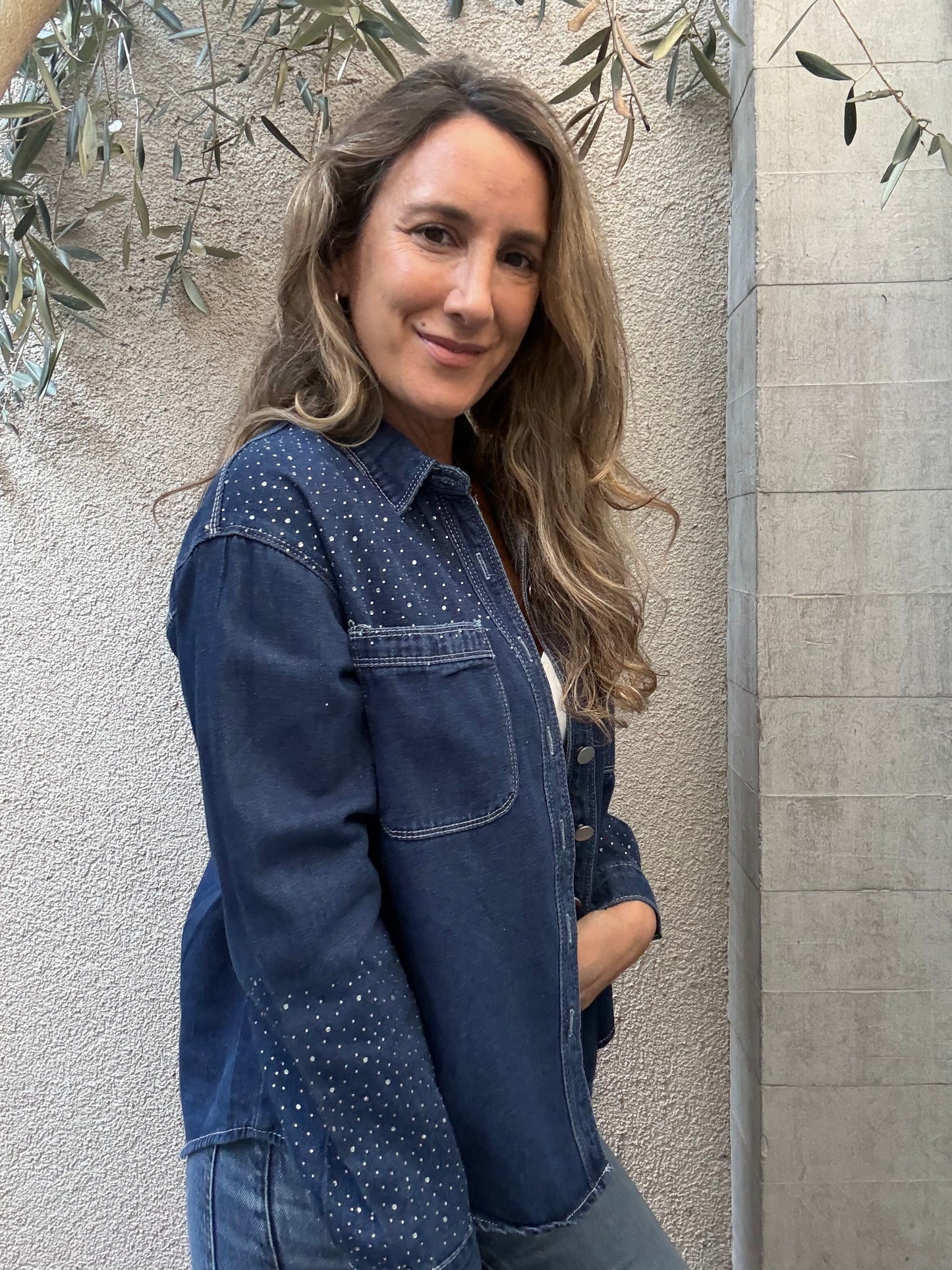 Camisa jeans Girona azul