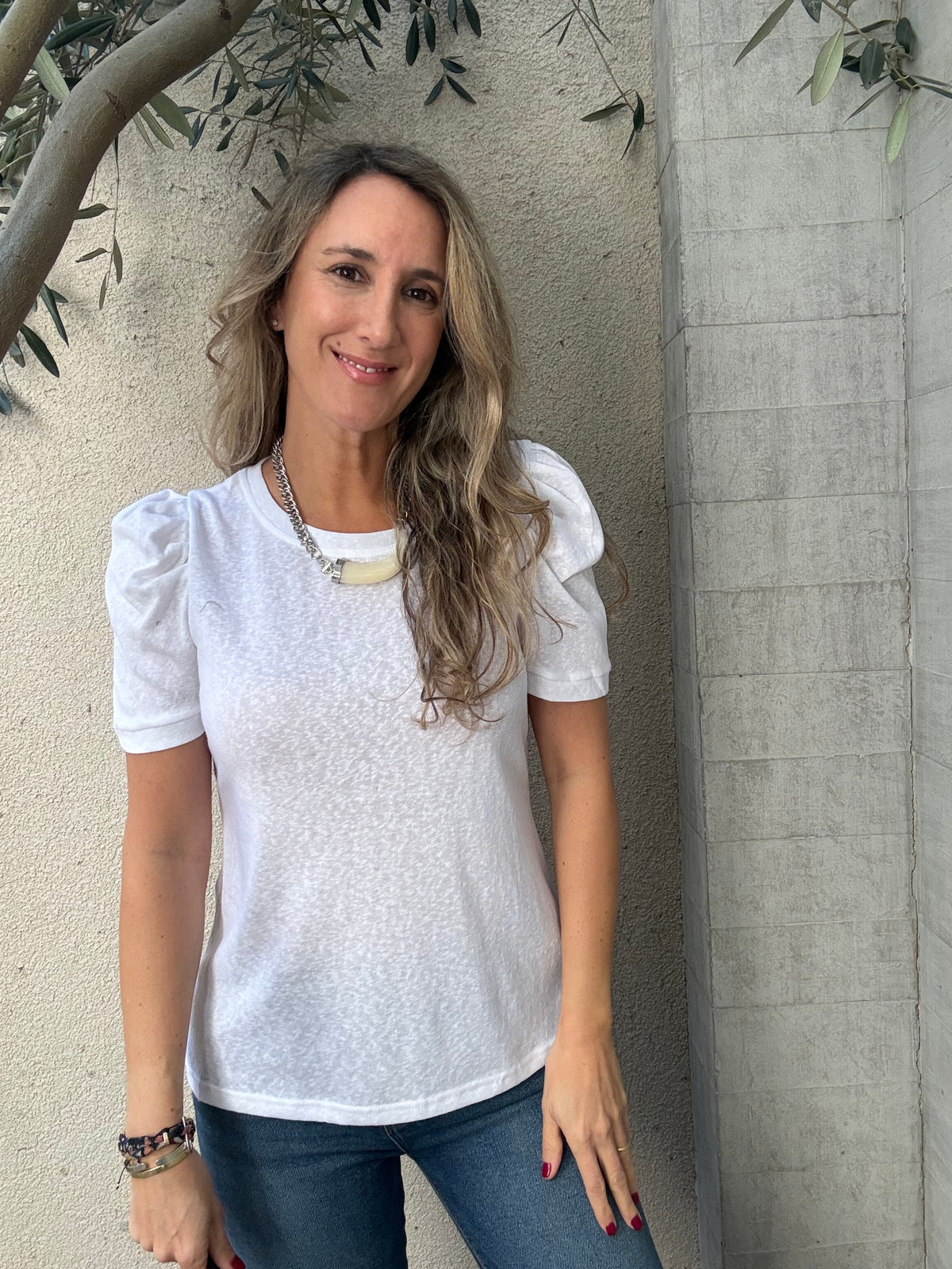 Polera Murcia blanca