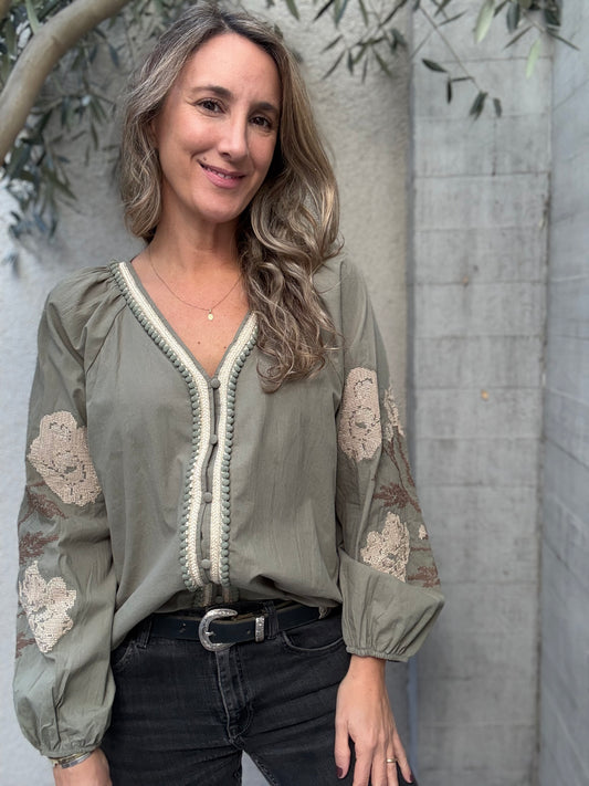 Blusa Oviedo verde