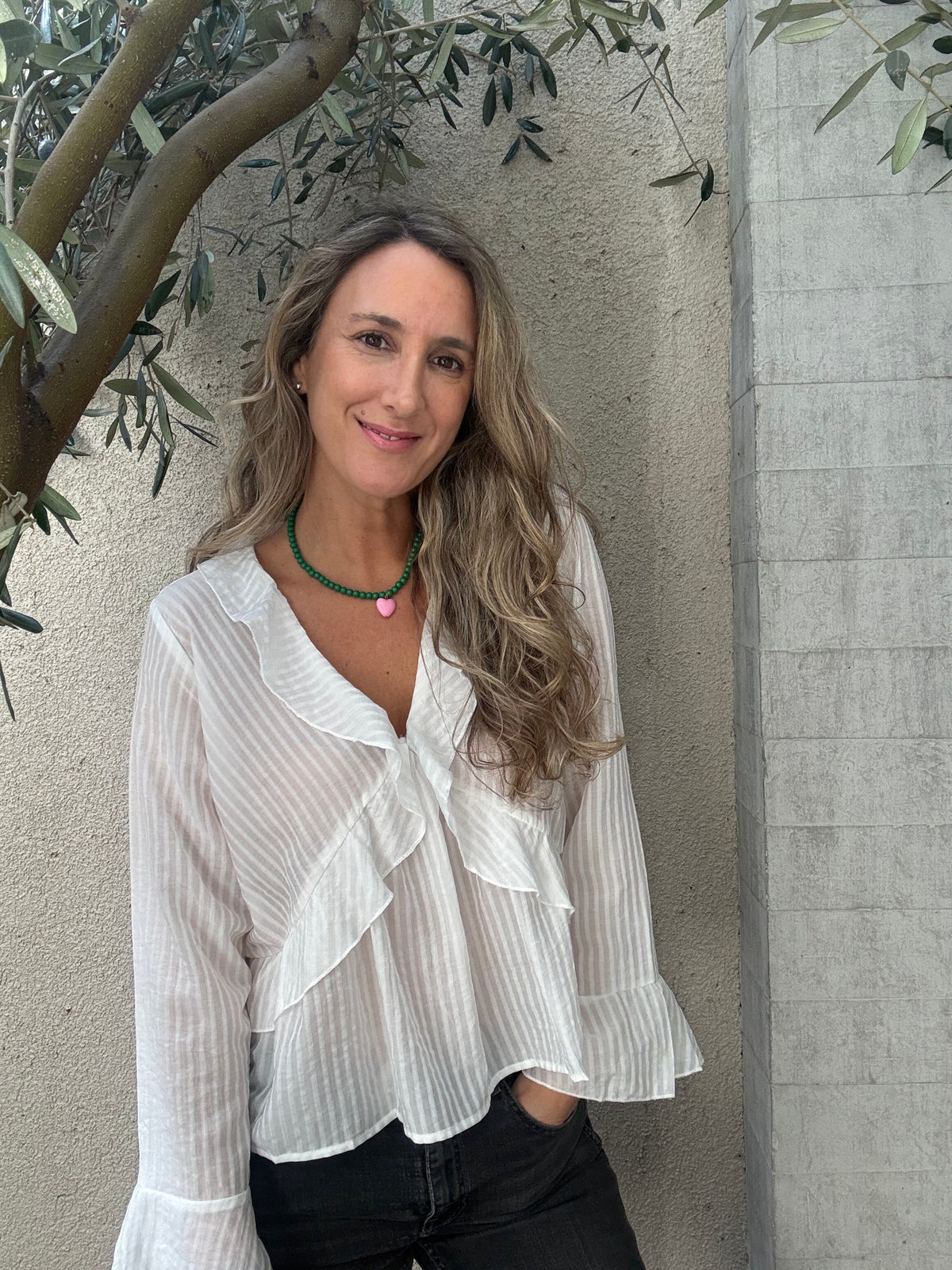 Blusa Portugal blanca