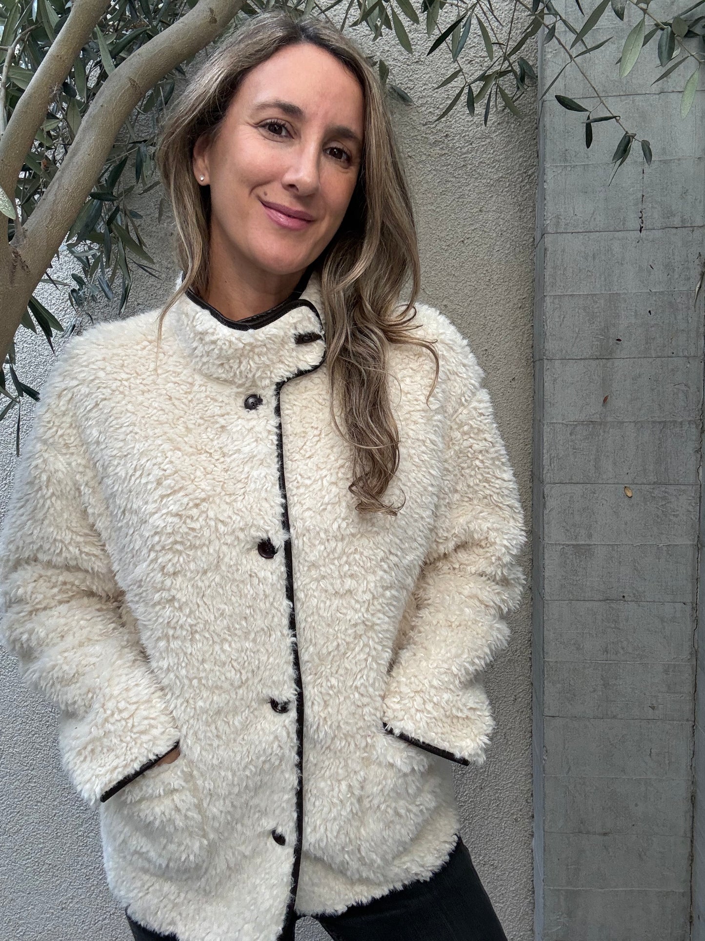 Chaqueta Borrero Beige