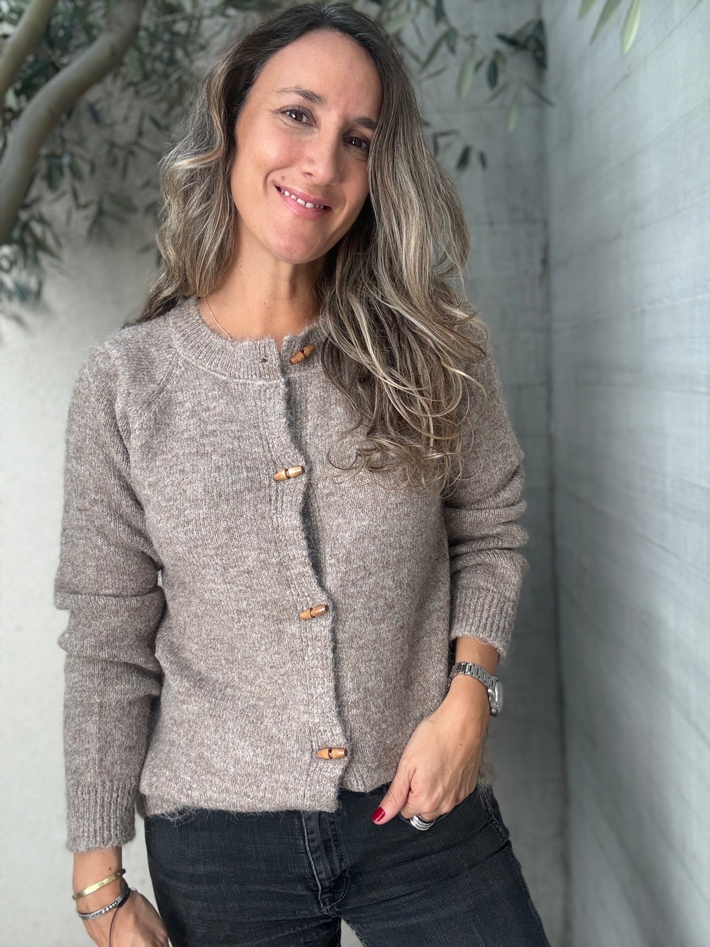 Chaleco jerez camel