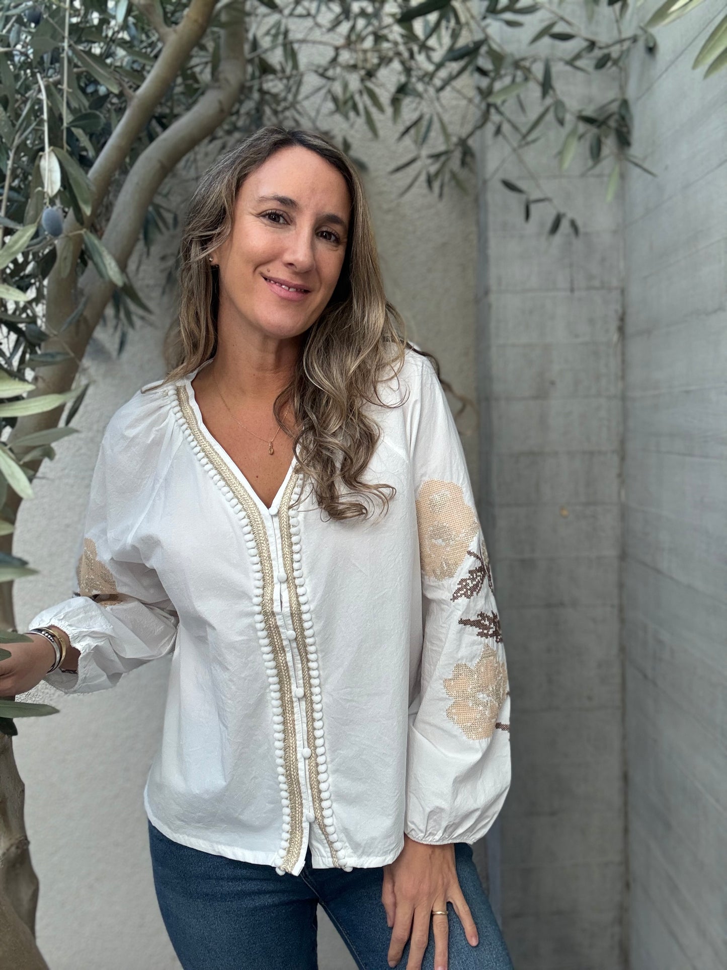 Blusa Oviedo blanca