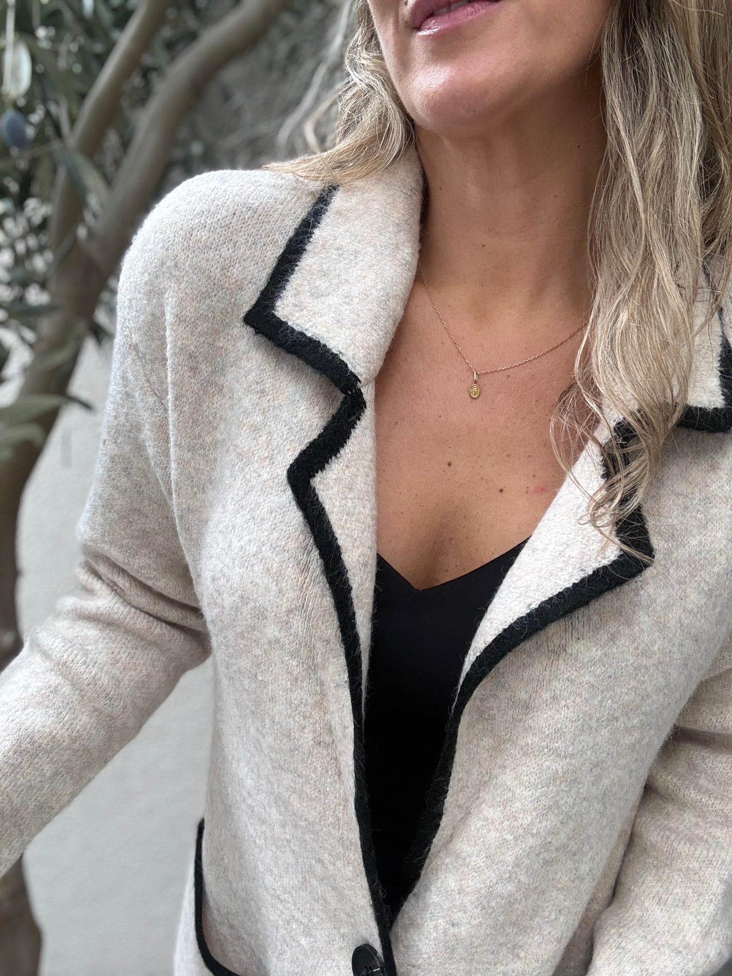 Chaleco Largo Lugo beige