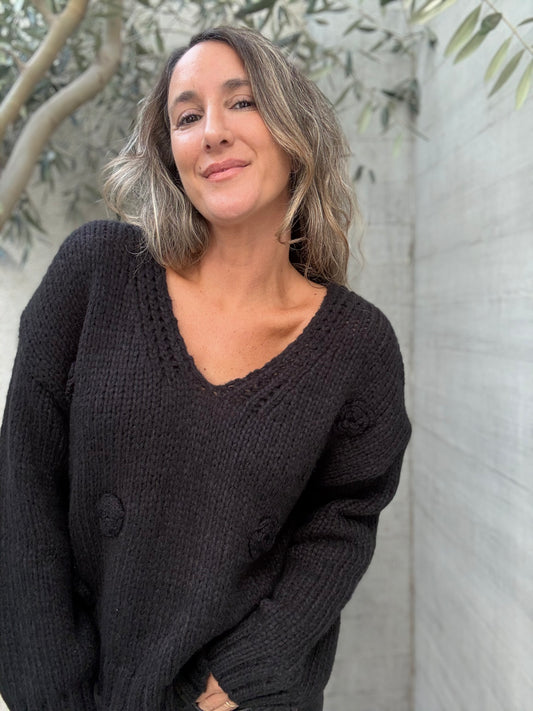 Sweater Compostela negro