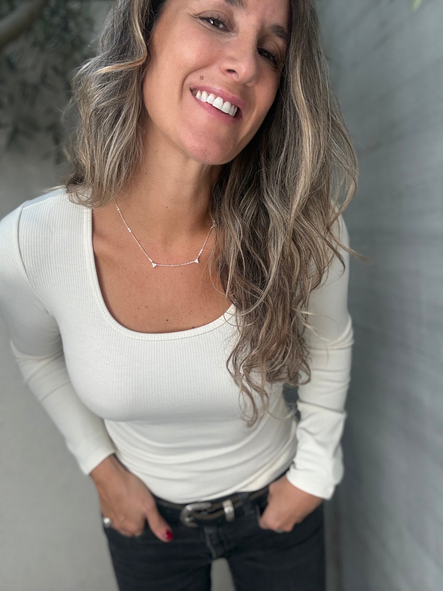 Polera Valencia beige