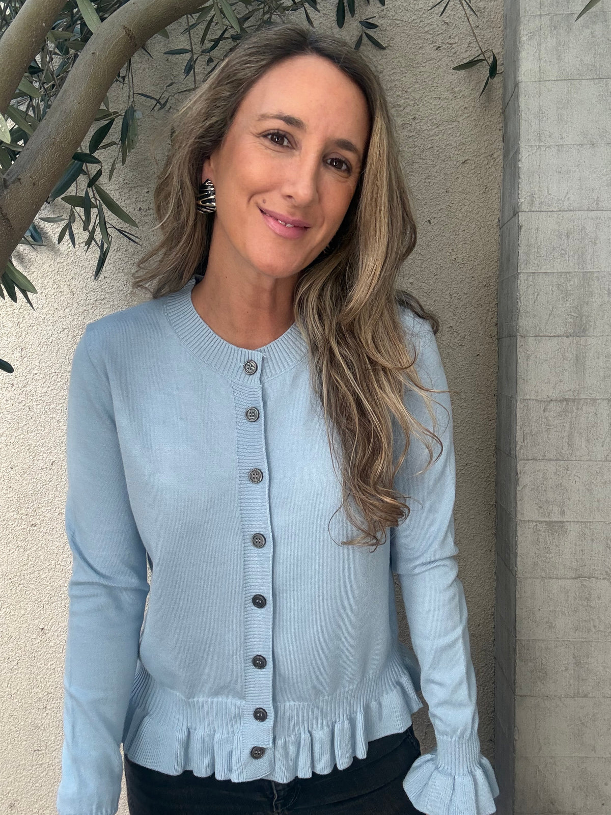 Chaleco Málaga Celeste