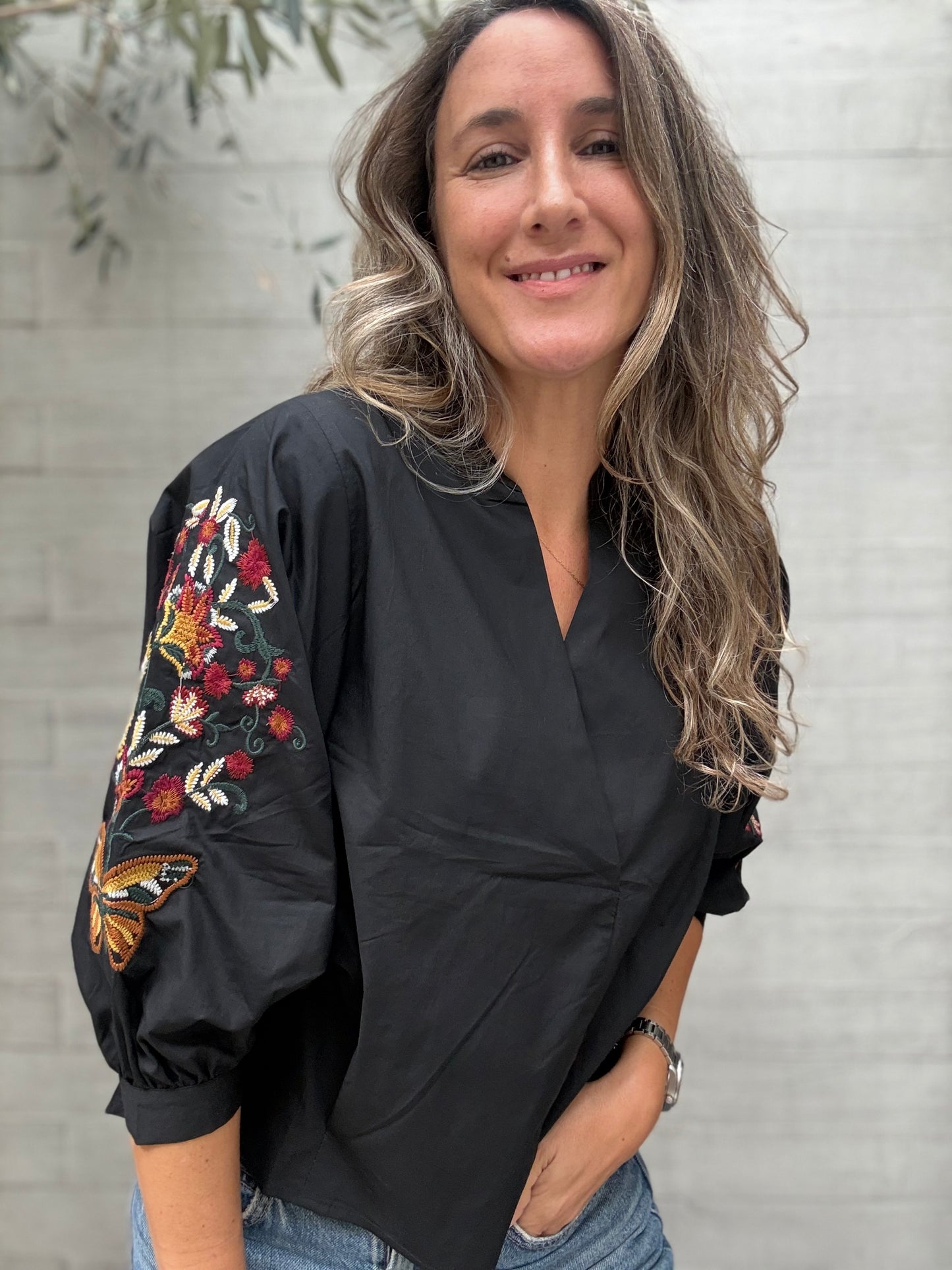 Blusa Frida negra