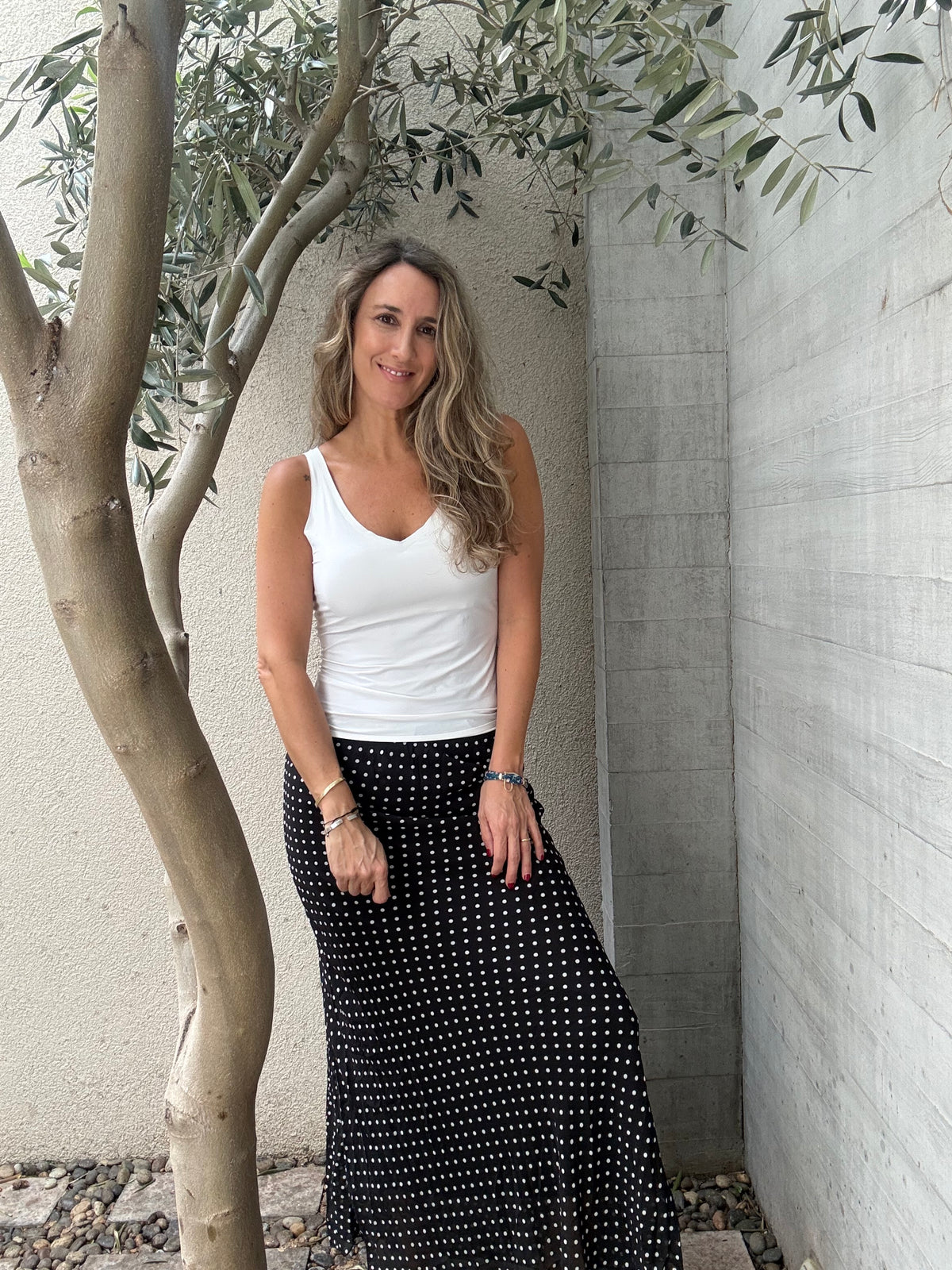 Falda lunares