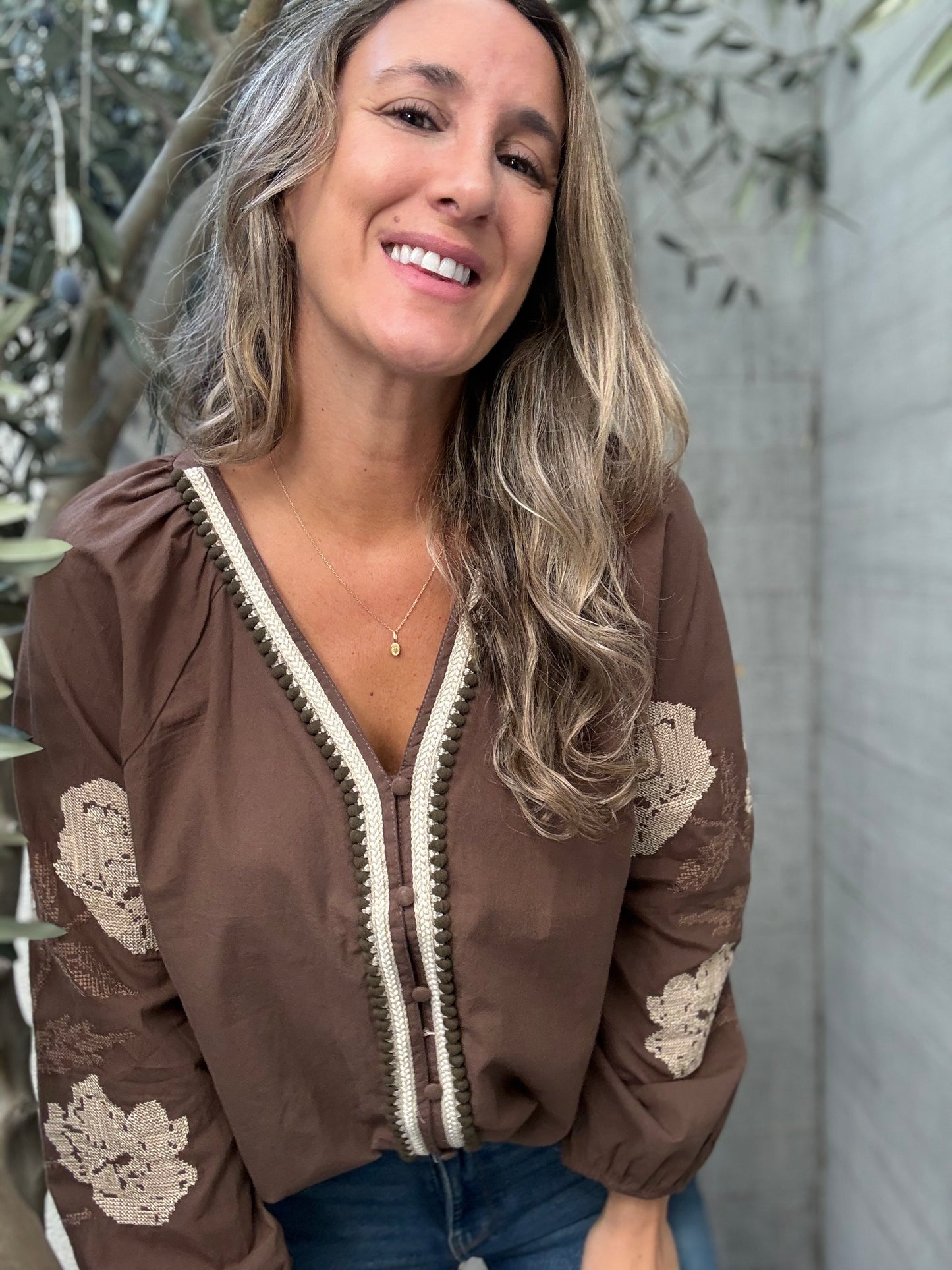 Blusa Oviedo Café