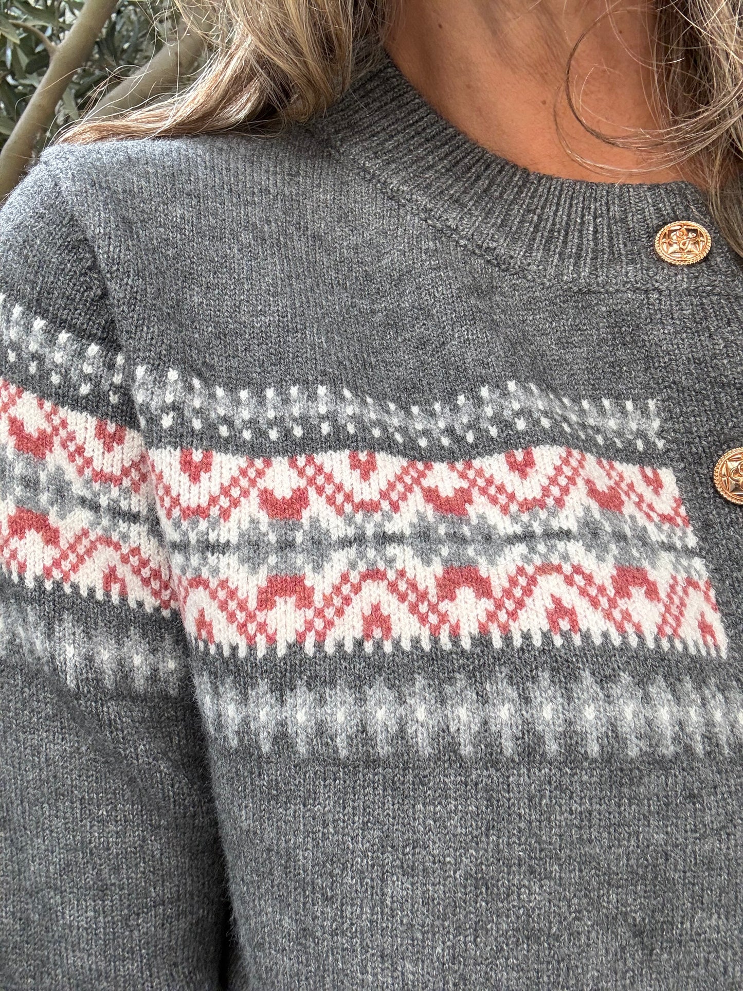 Sweater andaluza gris