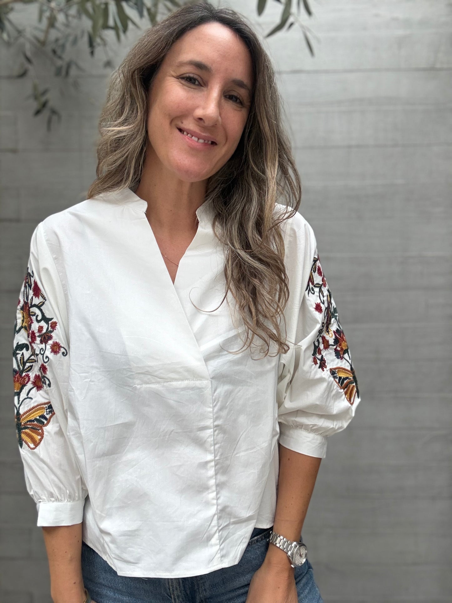 Blusa Frida blanca