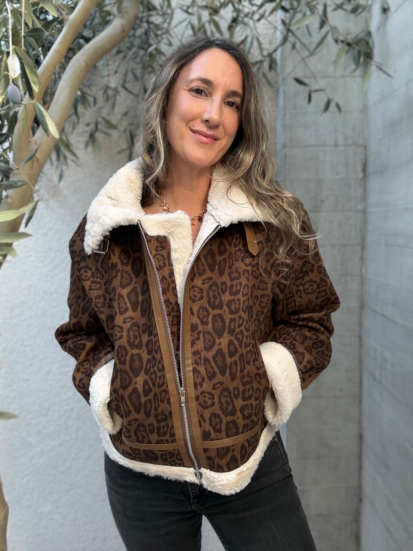 Chaqueta chiporro camel