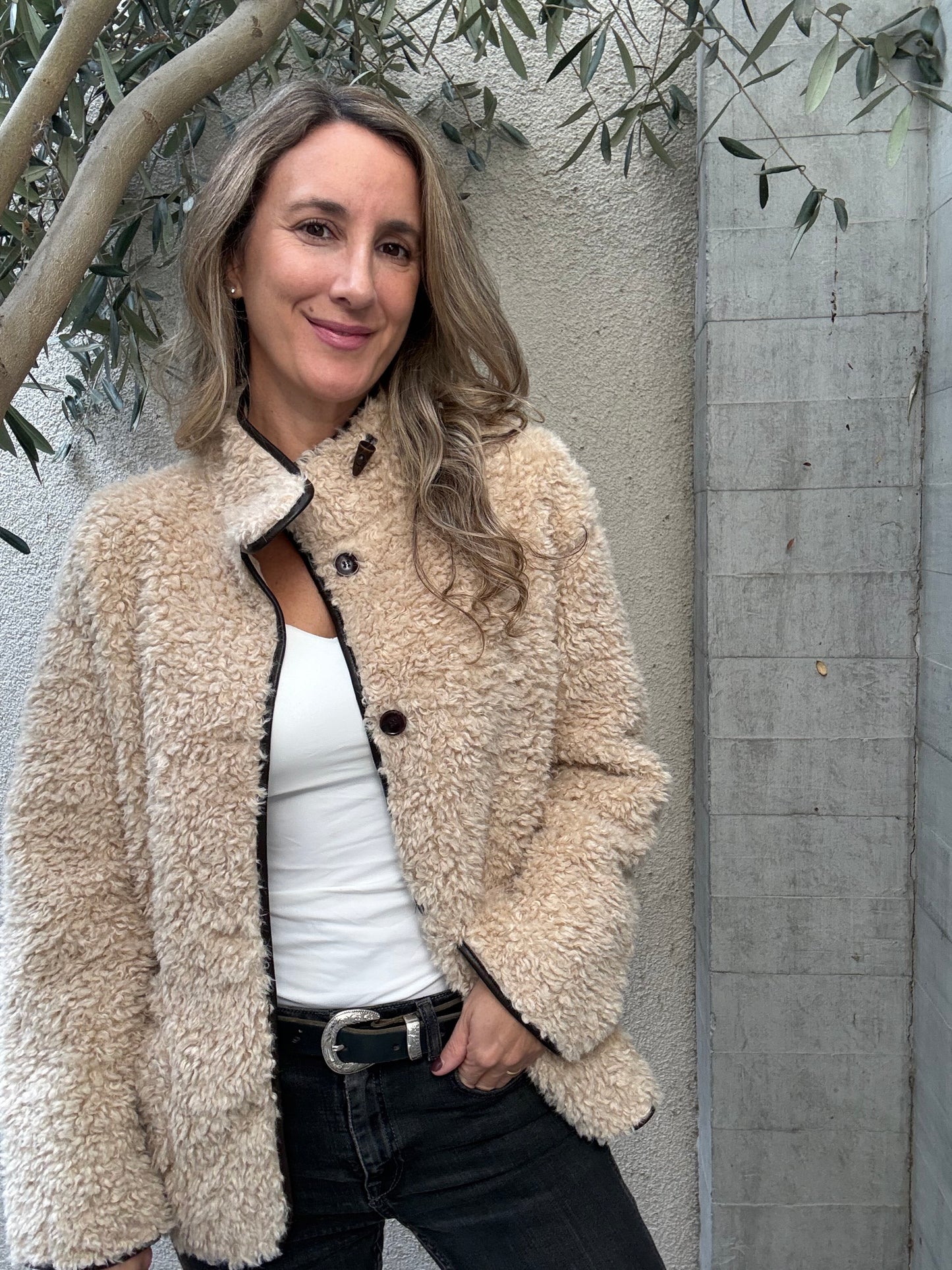 Chaqueta Borrero Camel