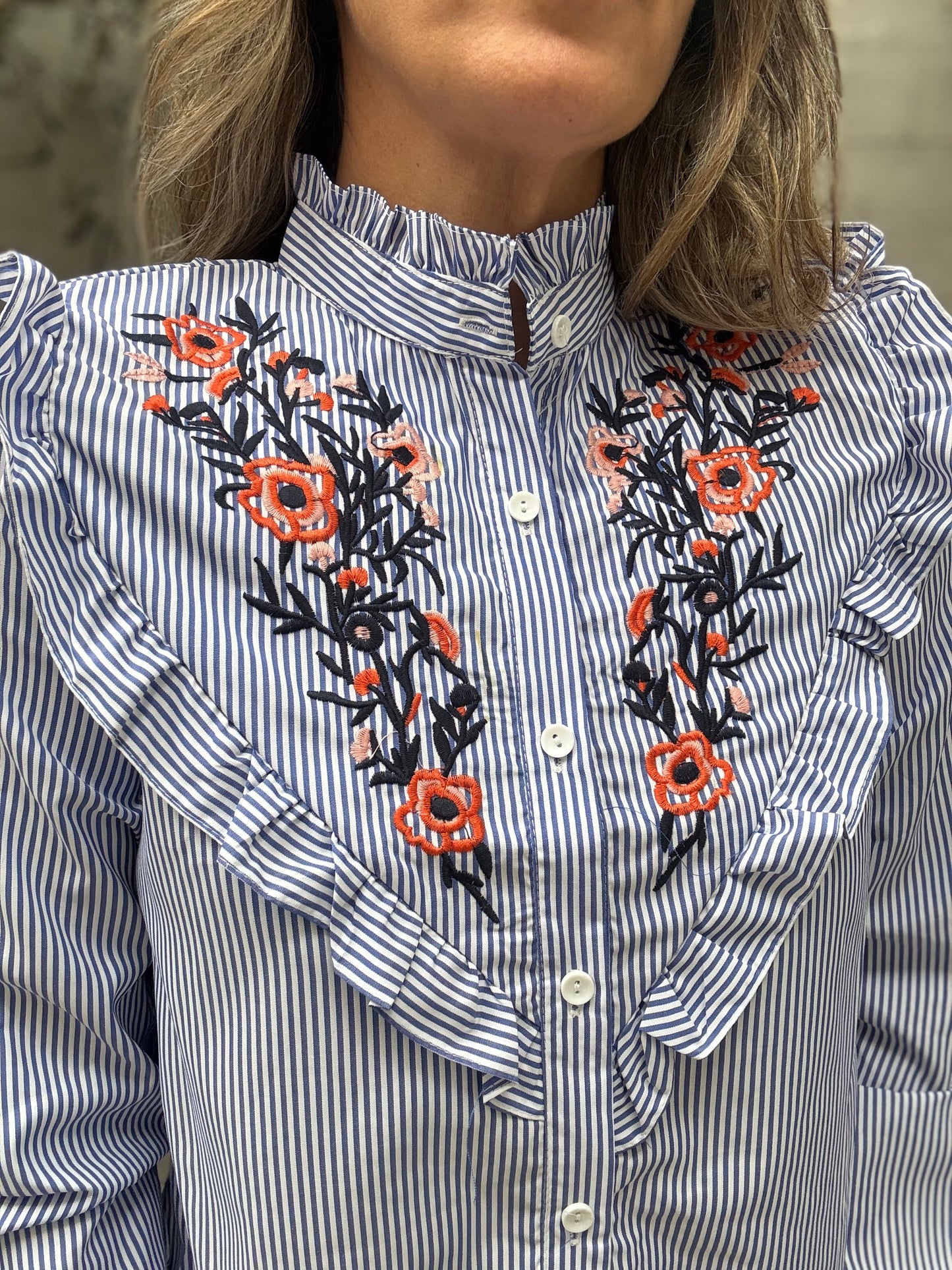 Blusa Getafe azul oscuro