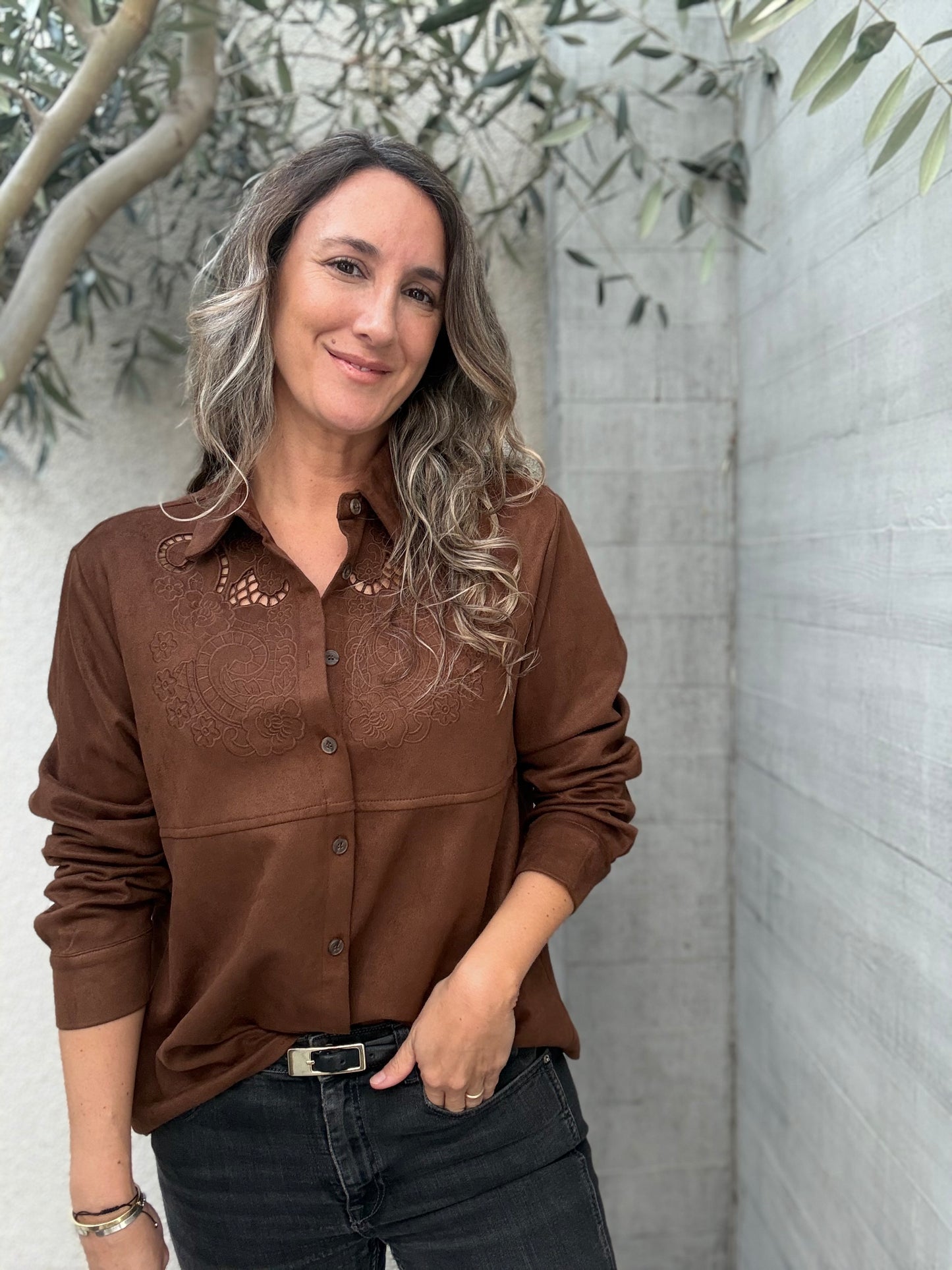 Sobrecamisa Coruña camel