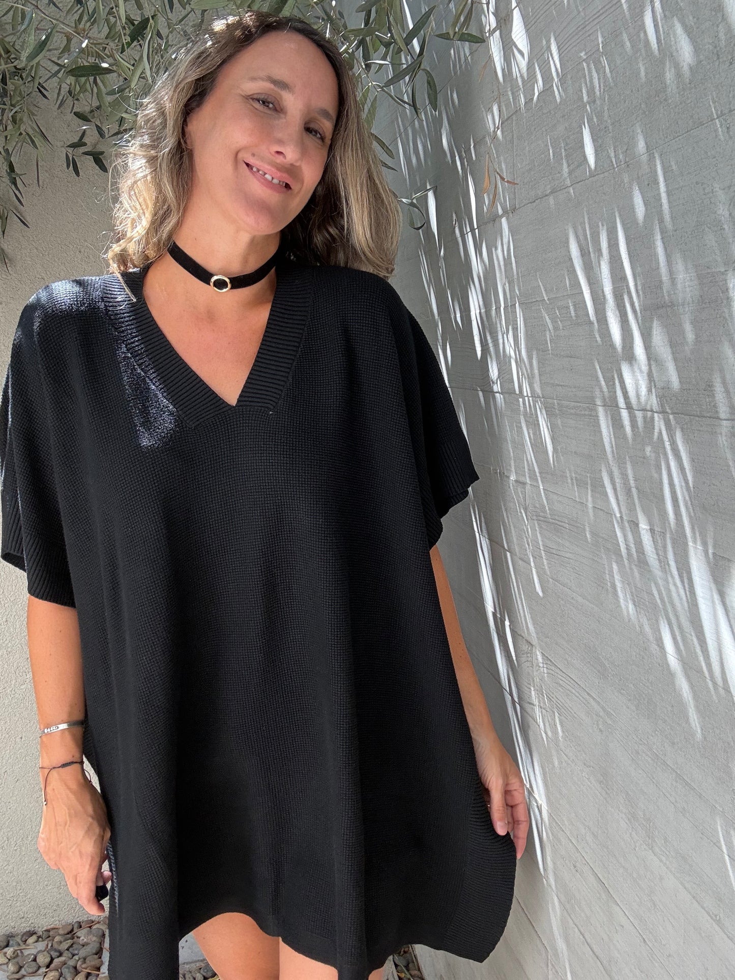 Poncho Andalucía negro