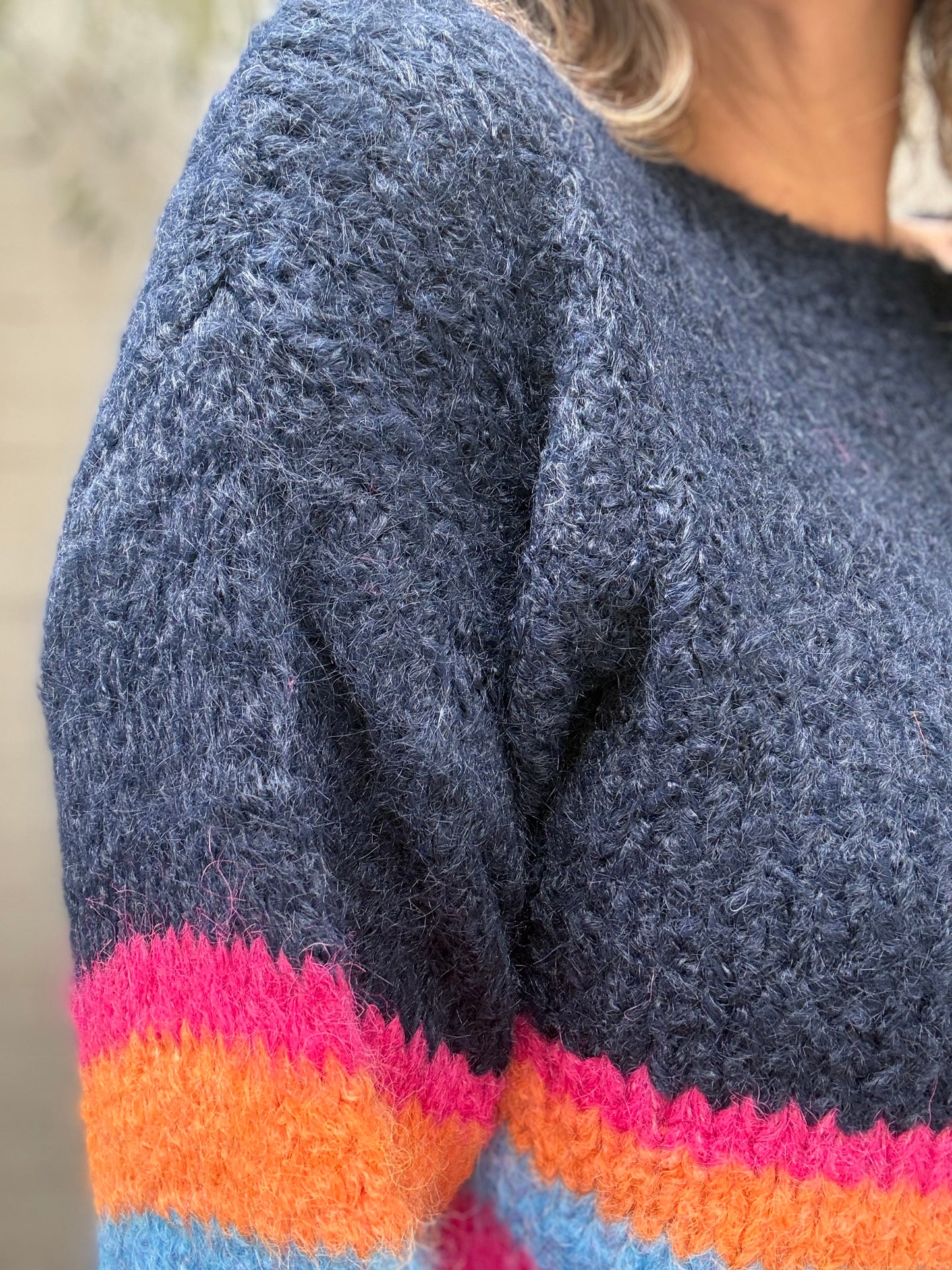 Sweater Colores azul