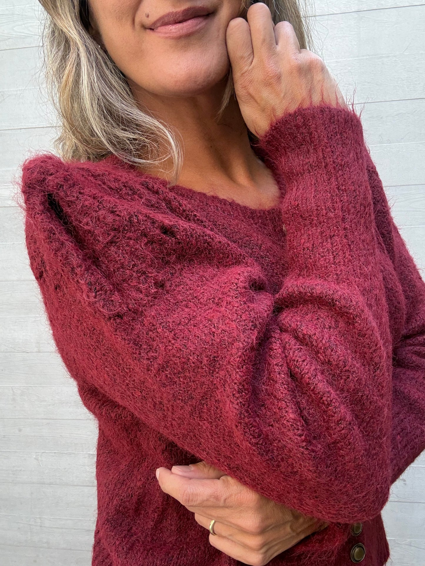 Sweater Girona burdeo