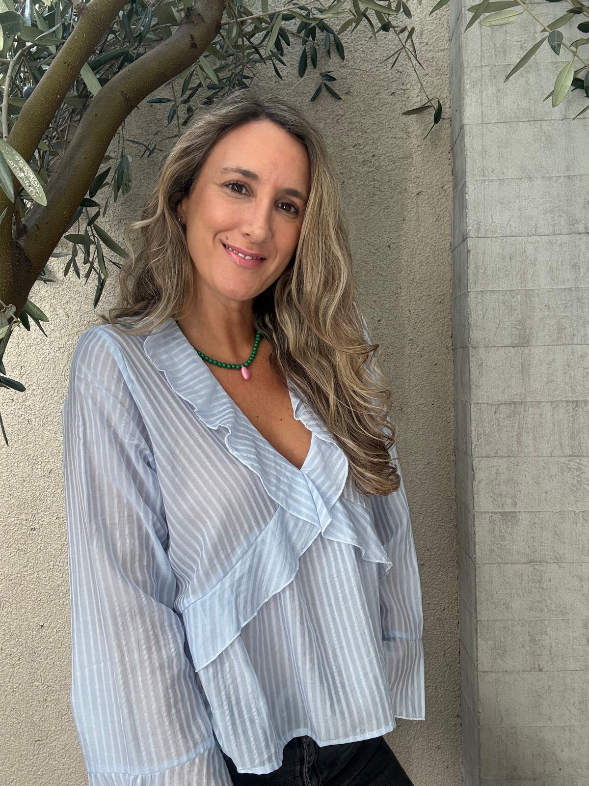 Blusa Portugal celeste