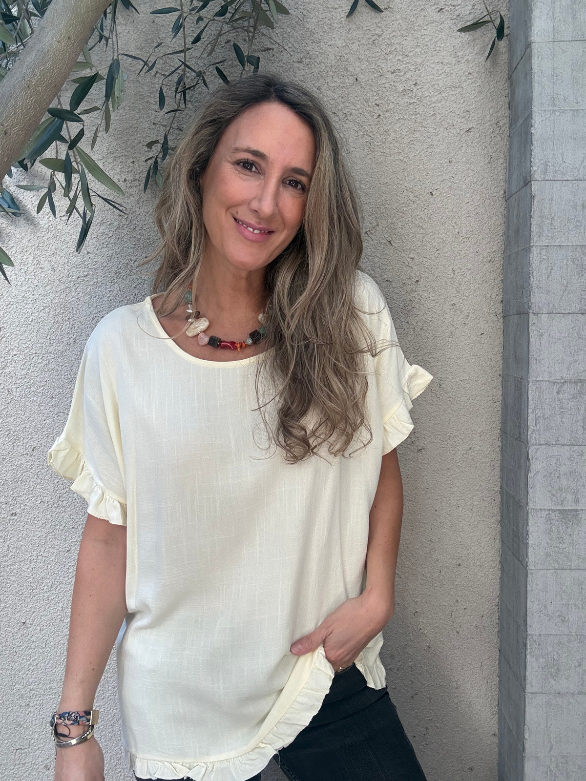 Polera Ibiza amarillo