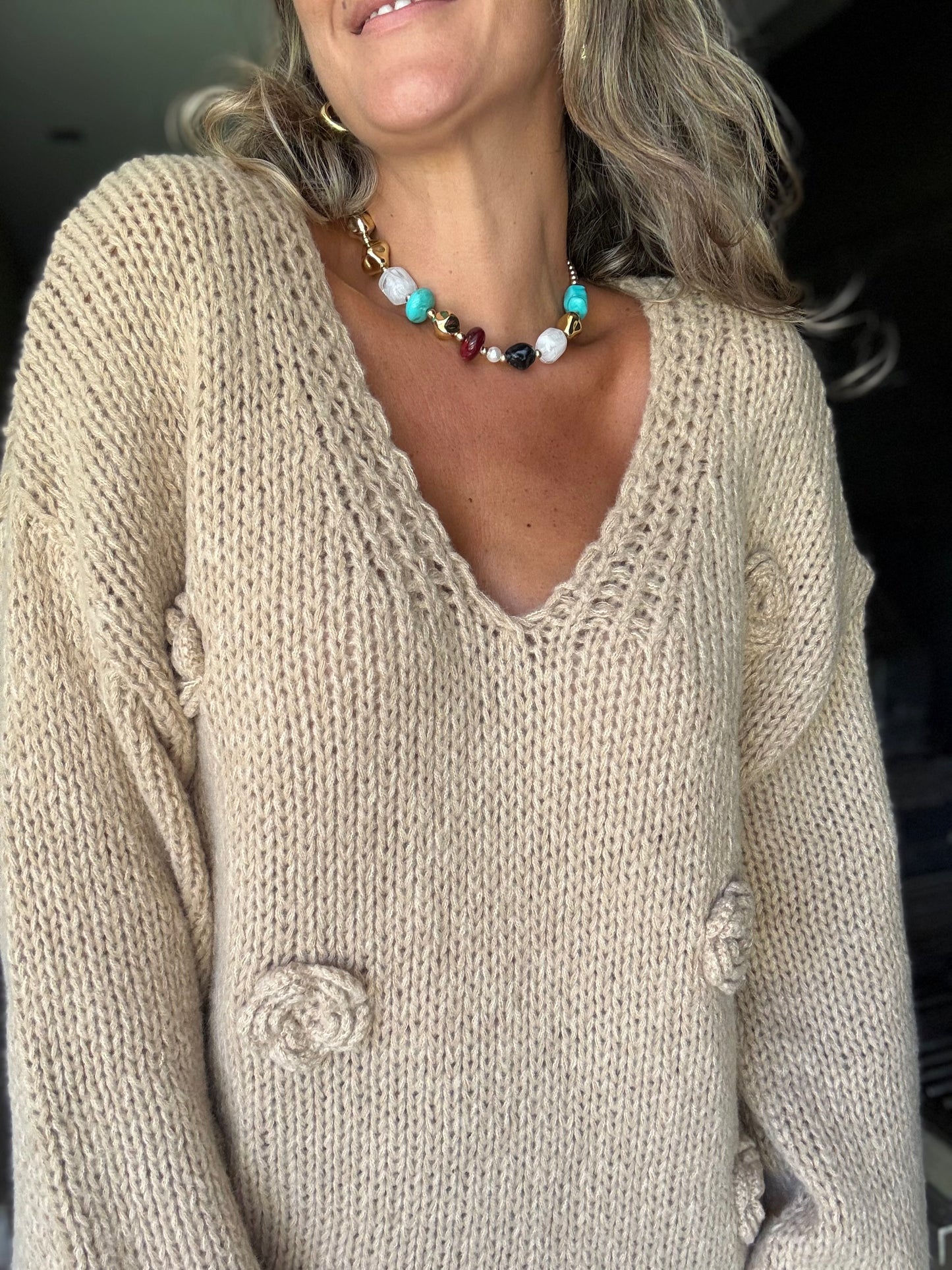 Sweater Compostela camel