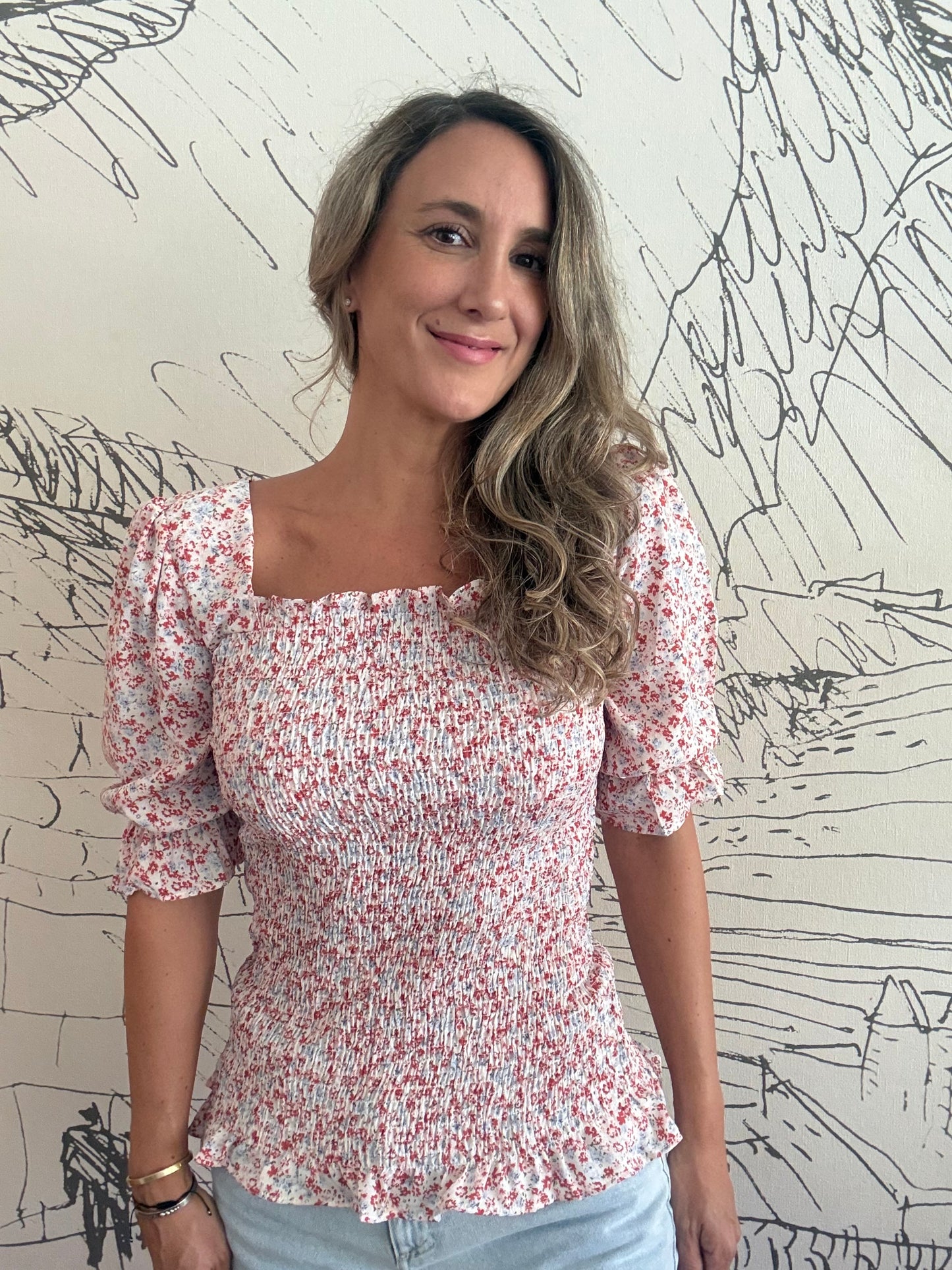 Polera Zaragoza fucsia