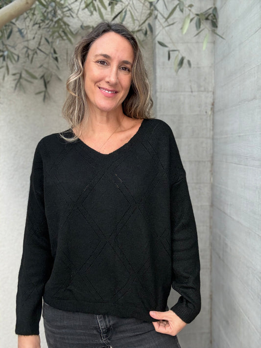 Sweater básico negro