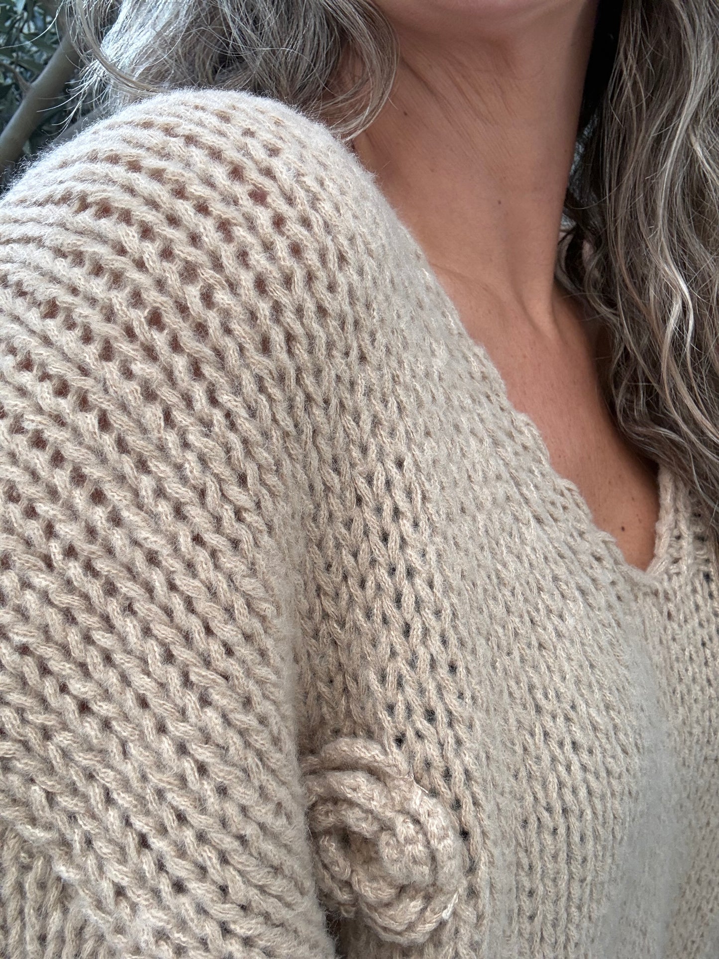 Sweater Compostela camel