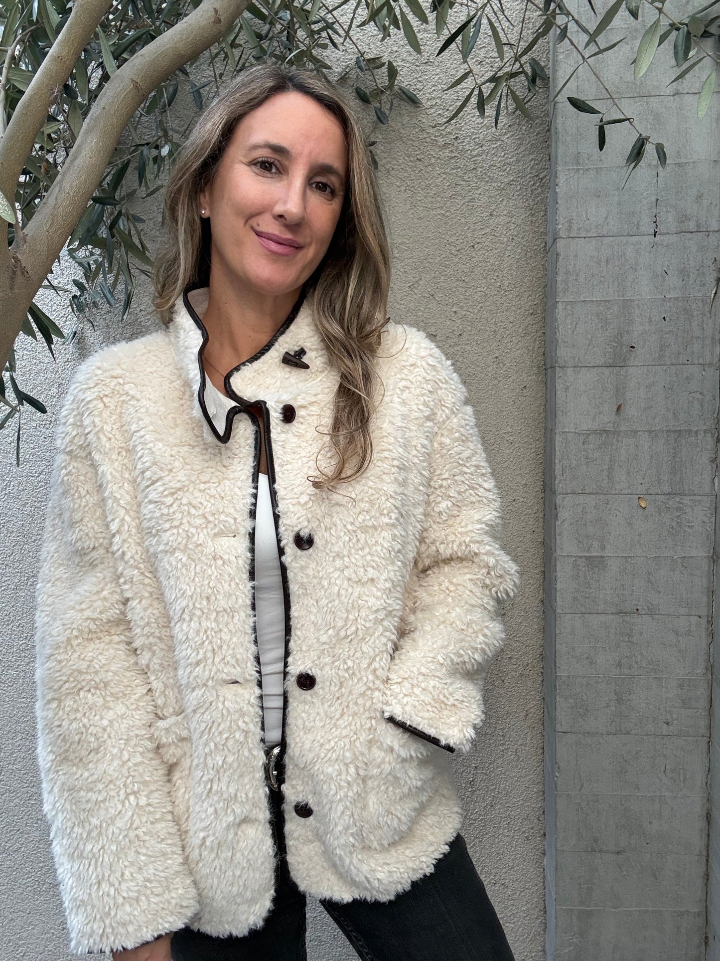 Chaqueta Borrero Beige